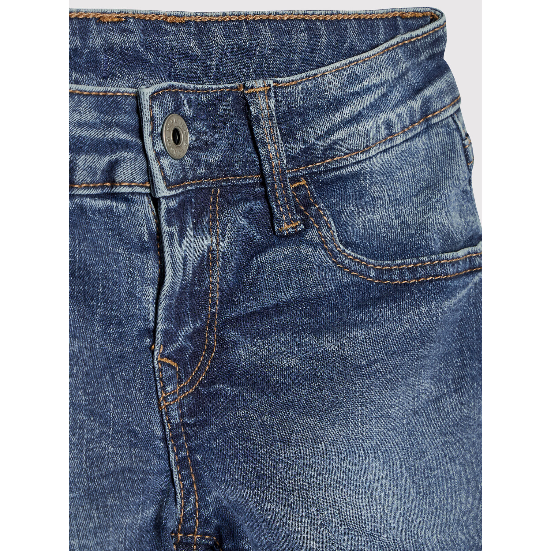 Pepe Jeans Jeans kratke hlače Foxtail PG800782 Mornarsko modra Regular Fit - Pepit.si