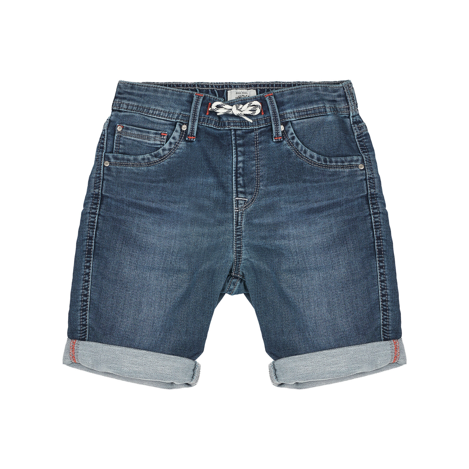 Pepe Jeans Jeans kratke hlače Gene Zip PB800587 Mornarsko modra Regular Fit - Pepit.si