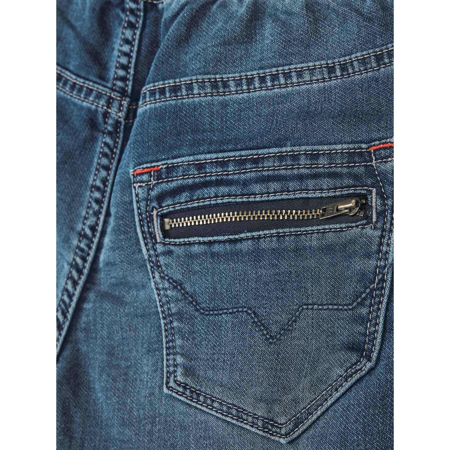 Pepe Jeans Jeans kratke hlače Gene Zip PB800587 Mornarsko modra Regular Fit - Pepit.si