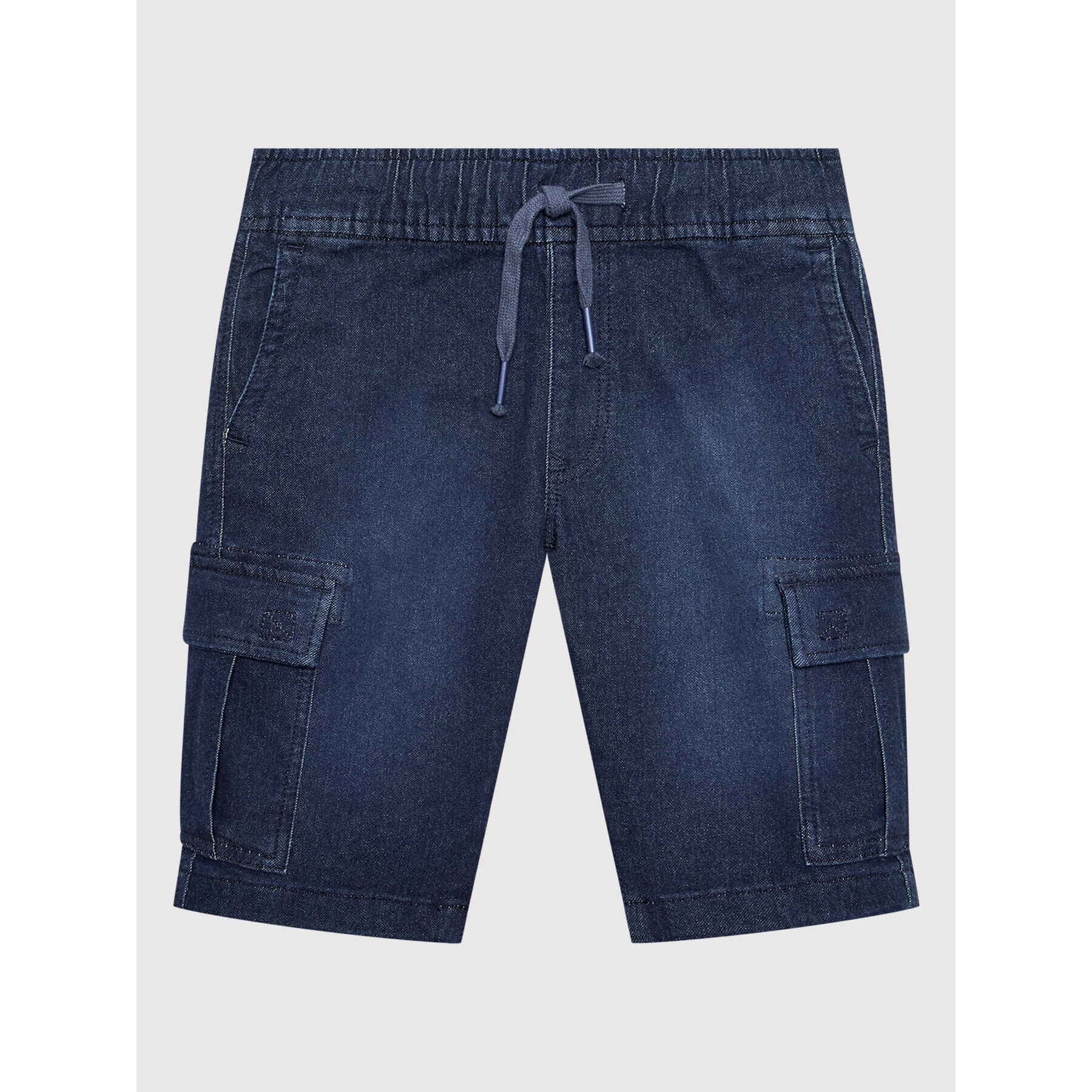 Pepe Jeans Jeans kratke hlače GYMDIGO Chase PB800689 Mornarsko modra Relaxed Fit - Pepit.si