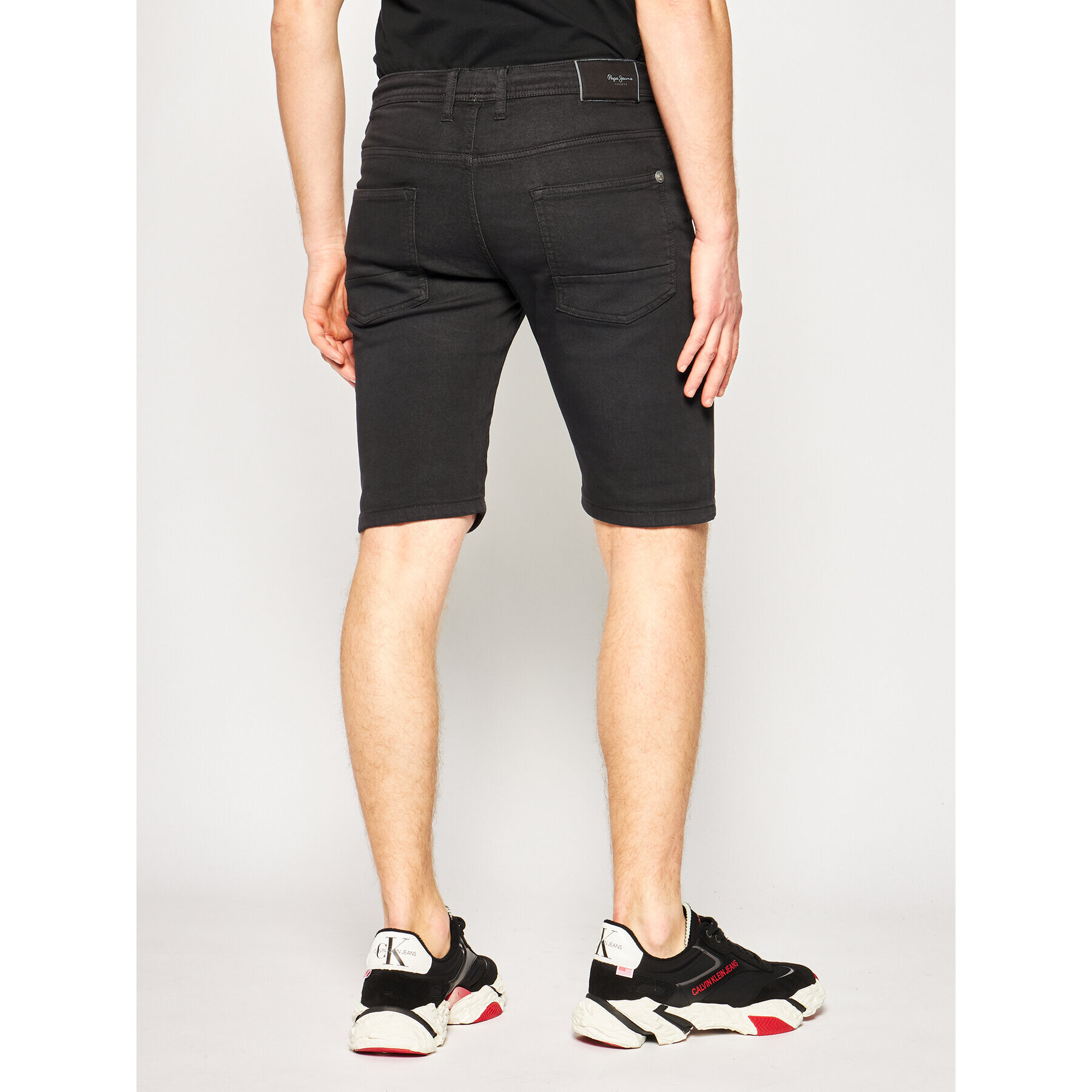 Pepe Jeans Jeans kratke hlače Jagger Short PM800720 Črna Regular Fit - Pepit.si