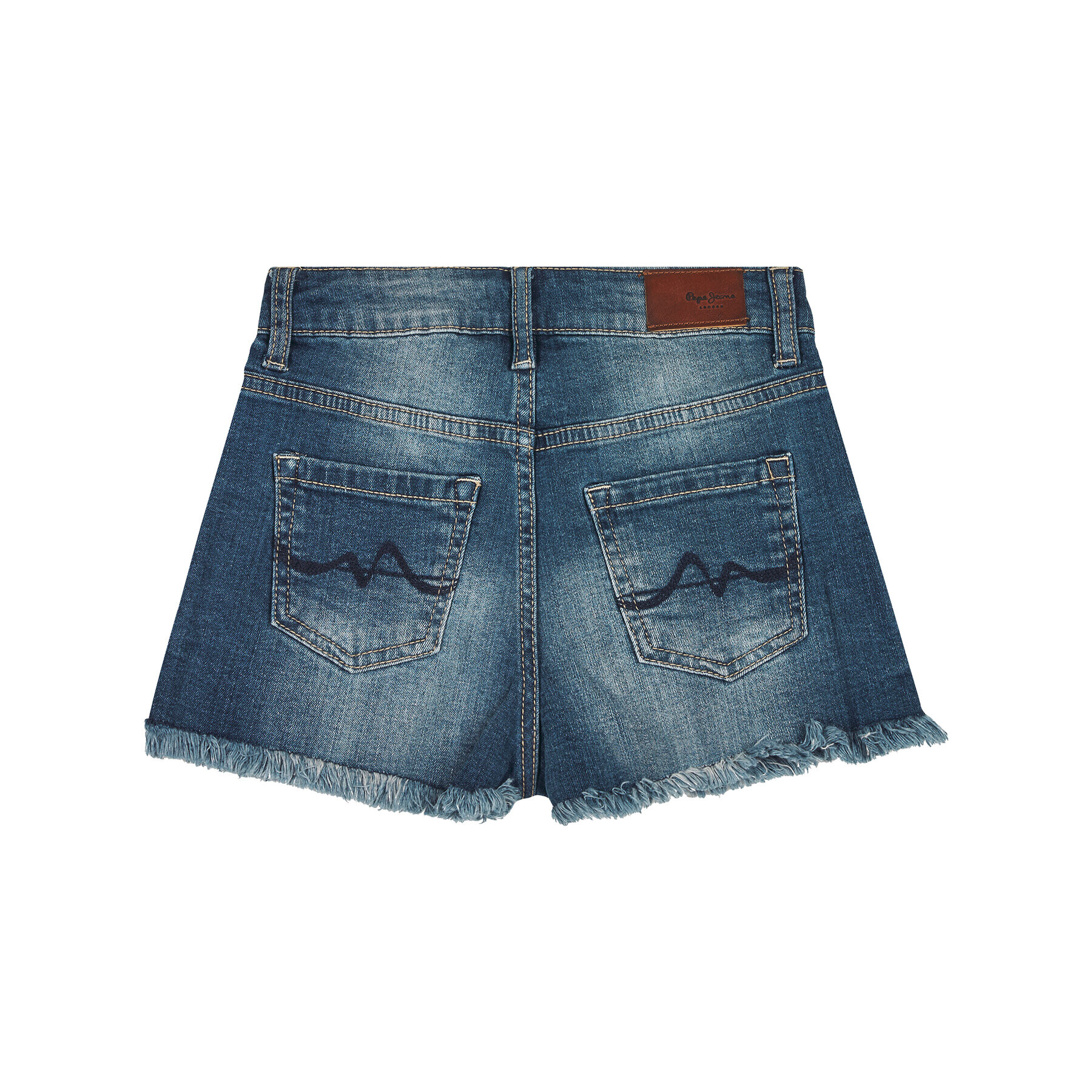 Pepe Jeans Jeans kratke hlače Patty PG800686 Modra Regular Fit - Pepit.si