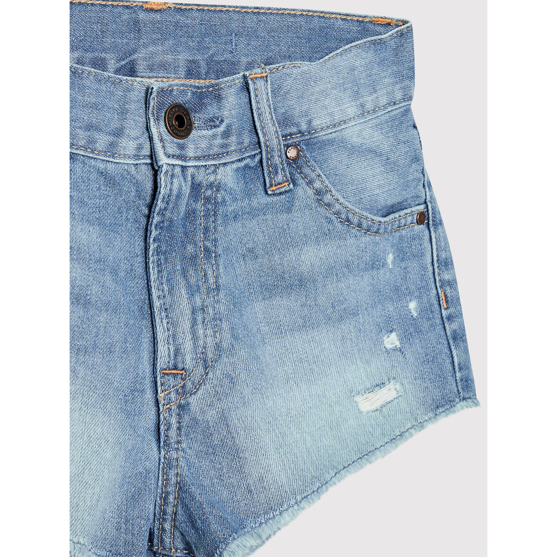 Pepe Jeans Jeans kratke hlače Patty PG800783 Modra Regular Fit - Pepit.si