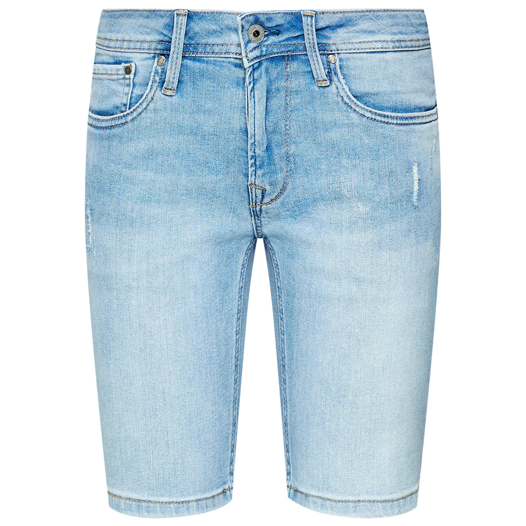 Pepe Jeans Jeans kratke hlače Poppy PL800493 Modra Regular Fit - Pepit.si