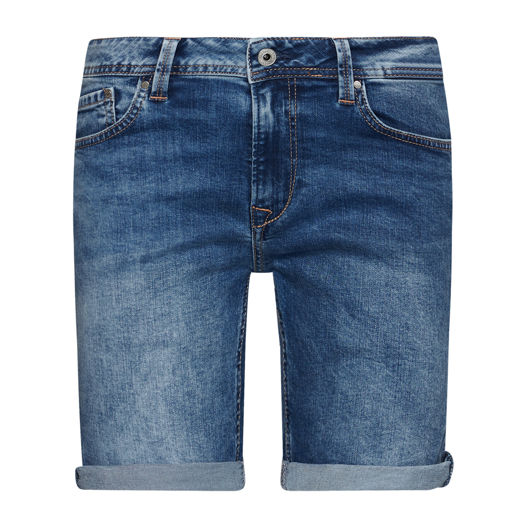 Pepe Jeans Jeans kratke hlače Poppy PL800493 Modra Regular Fit - Pepit.si