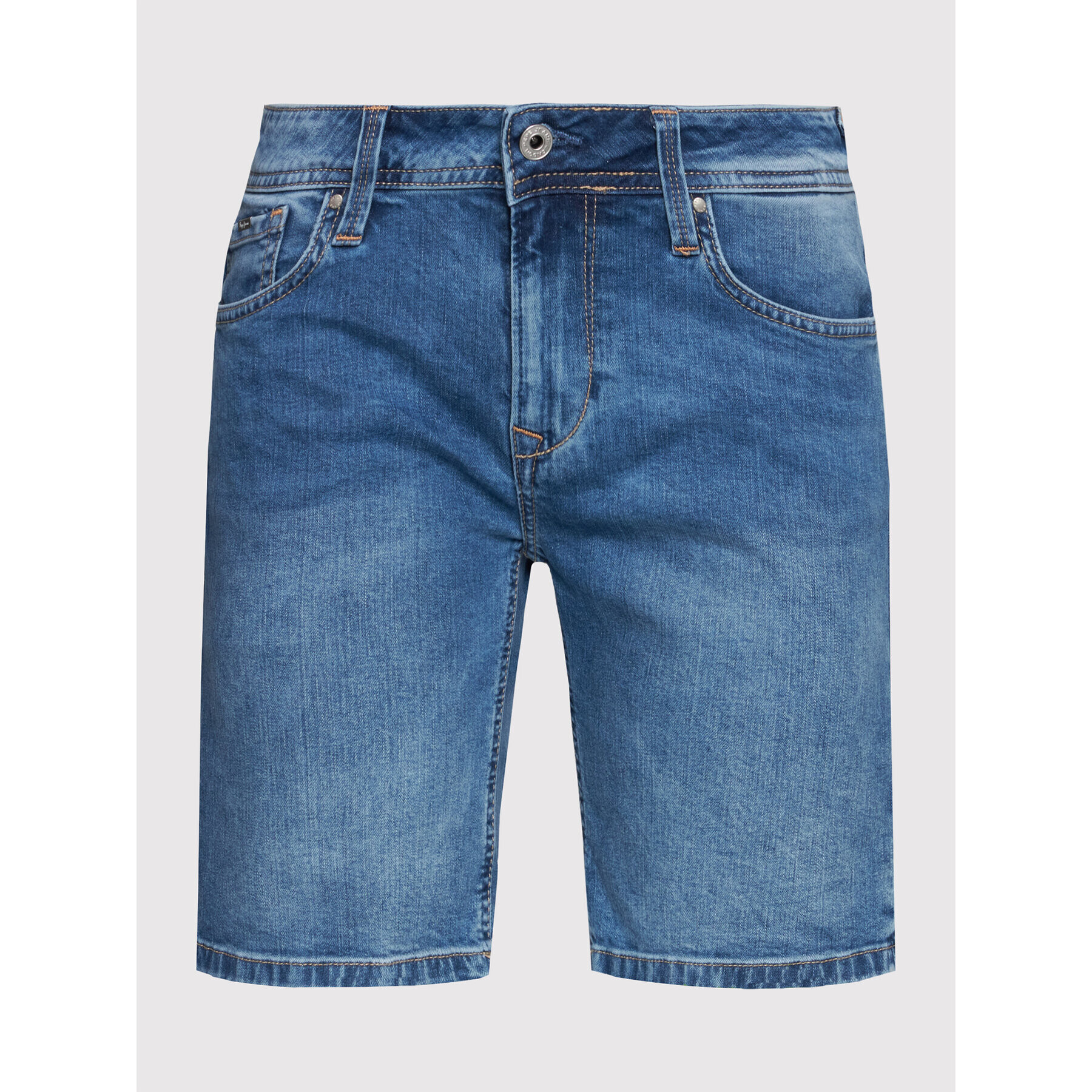 Pepe Jeans Jeans kratke hlače Poppy PL801000 Modra Regular Fit - Pepit.si