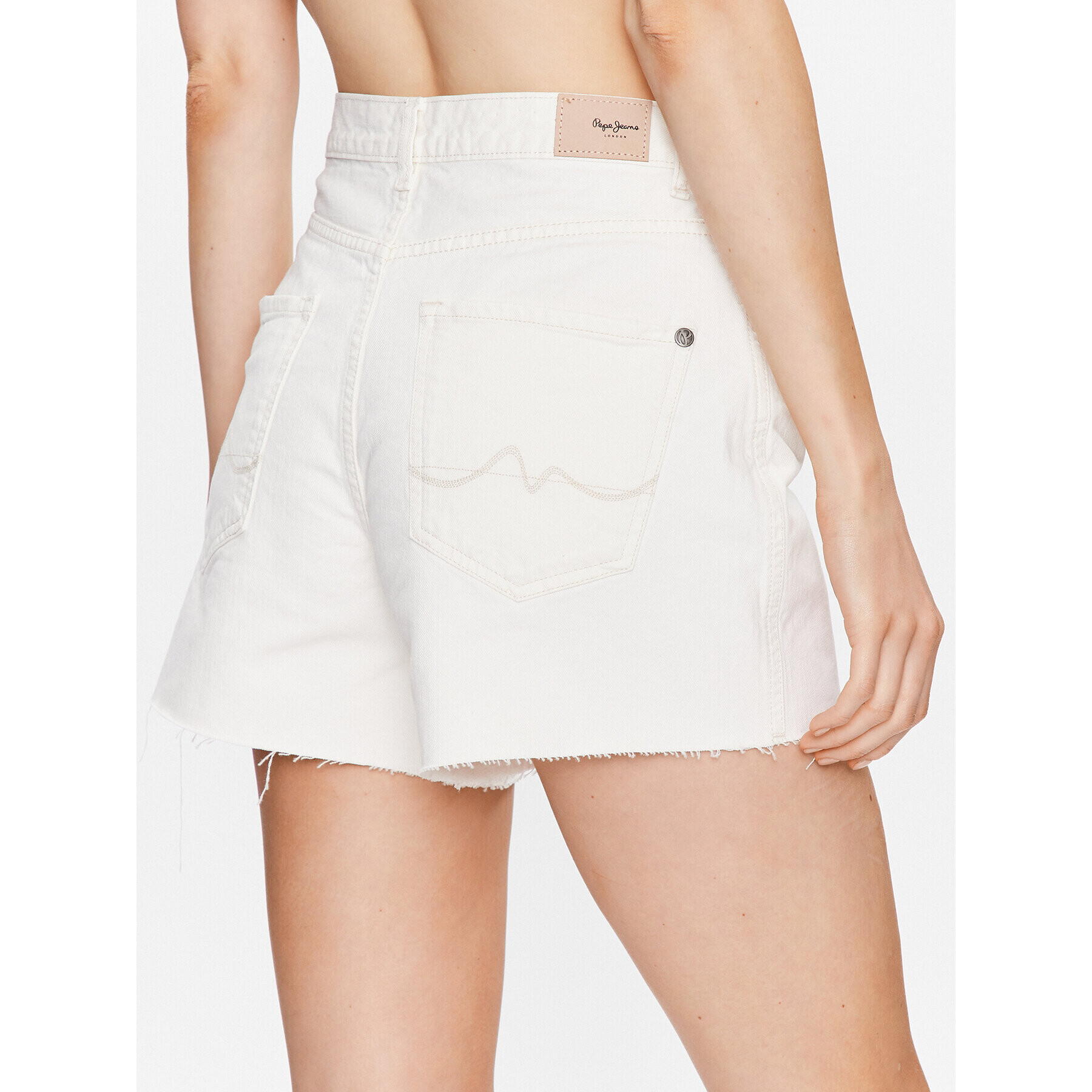 Pepe Jeans Jeans kratke hlače Rachel Short PL801001TB5 Modra Regular Fit - Pepit.si