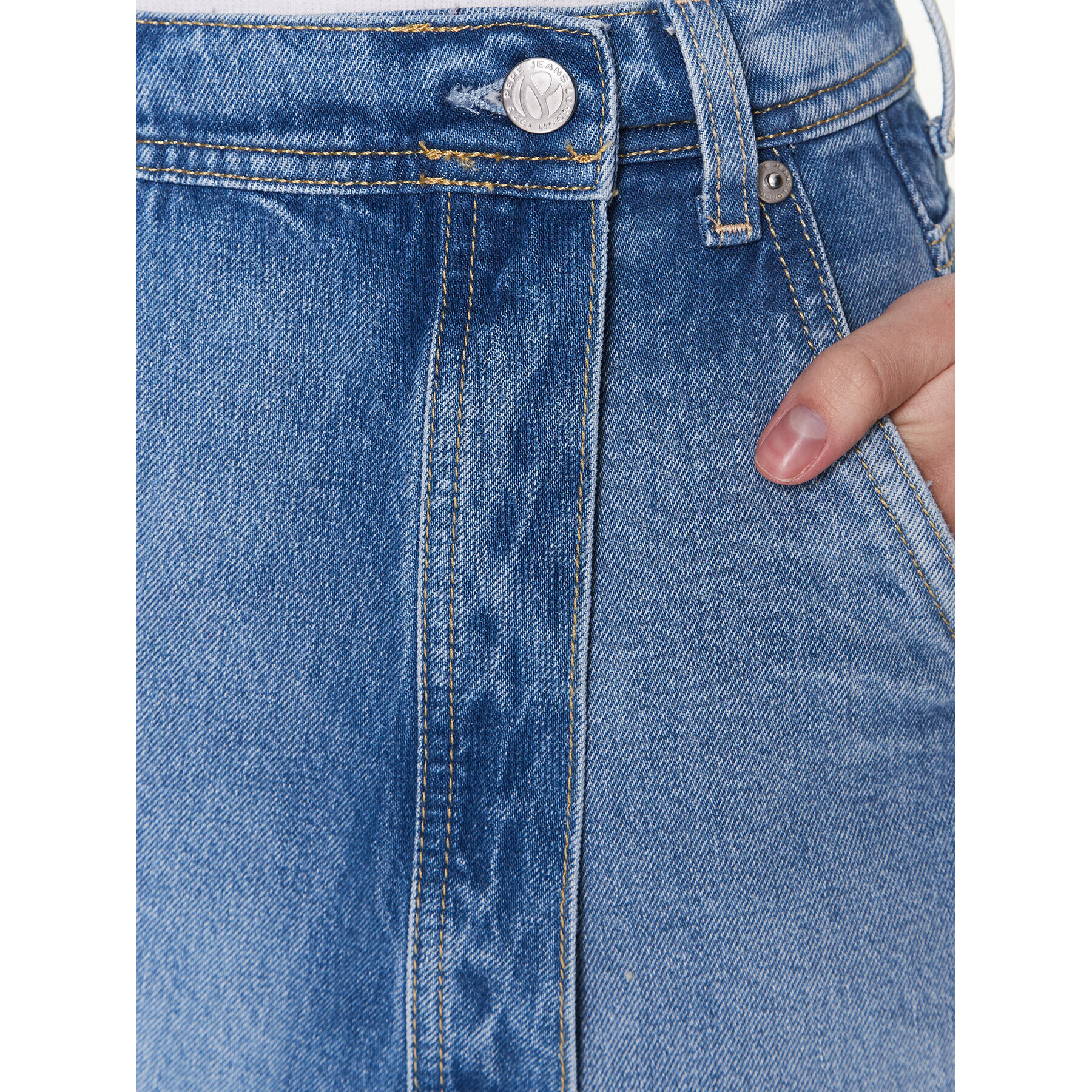 Pepe Jeans Jeans kratke hlače Tammy PL801044 Modra Regular Fit - Pepit.si