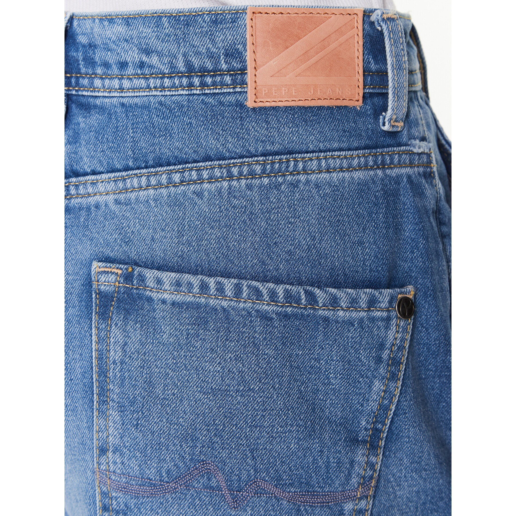 Pepe Jeans Jeans kratke hlače Tammy PL801044 Modra Regular Fit - Pepit.si