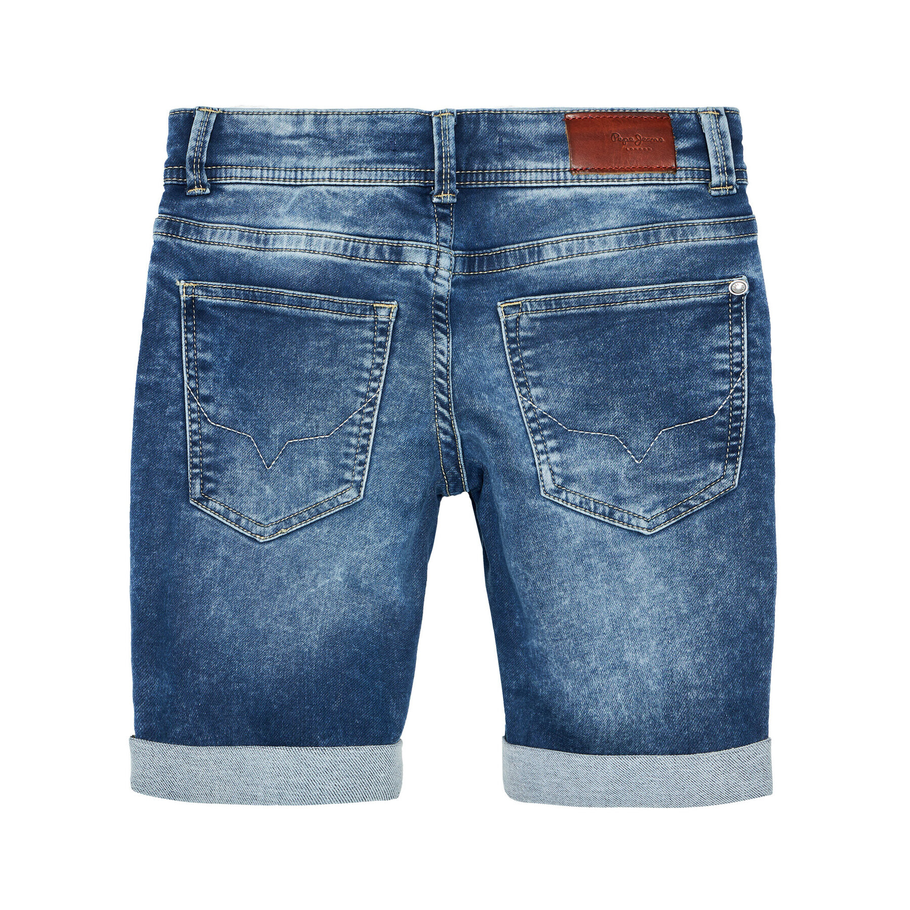 Pepe Jeans Jeans kratke hlače Tracker PB800337 Modra Slim Fit - Pepit.si