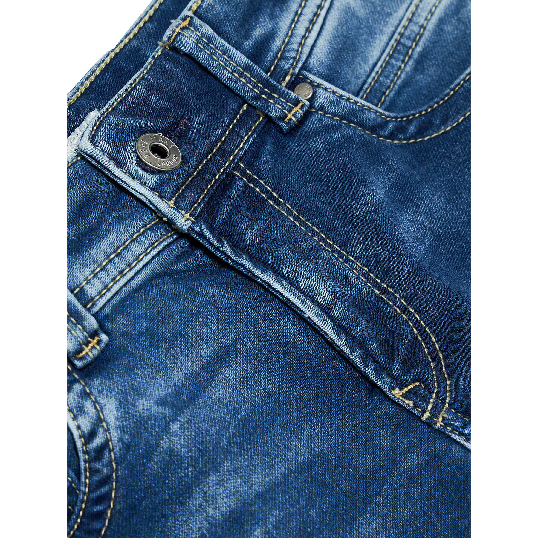 Pepe Jeans Jeans kratke hlače Tracker PB800337 Modra Slim Fit - Pepit.si