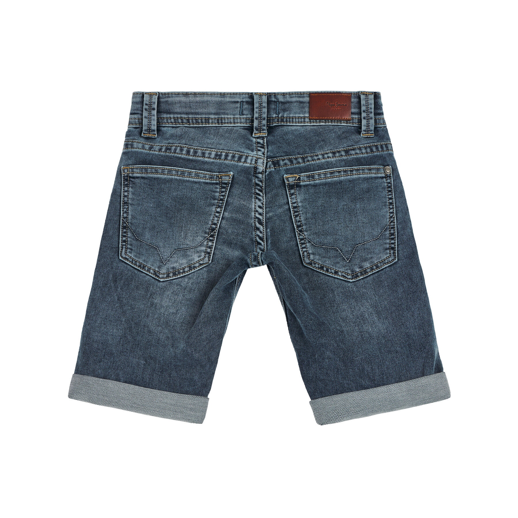 Pepe Jeans Jeans kratke hlače Tracker PB800522 Mornarsko modra Slim Fit - Pepit.si