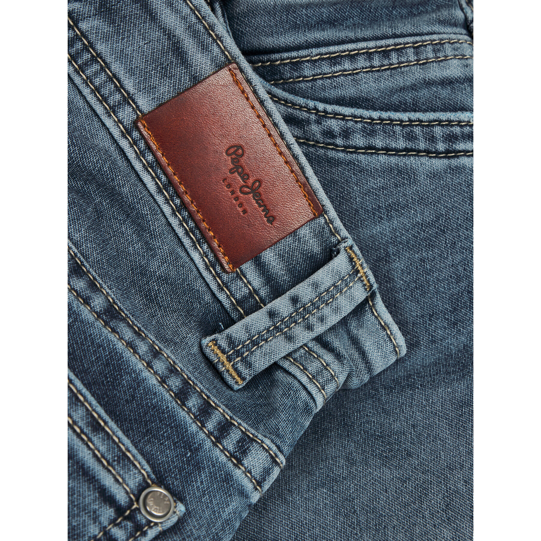 Pepe Jeans Jeans kratke hlače Tracker PB800522 Mornarsko modra Slim Fit - Pepit.si