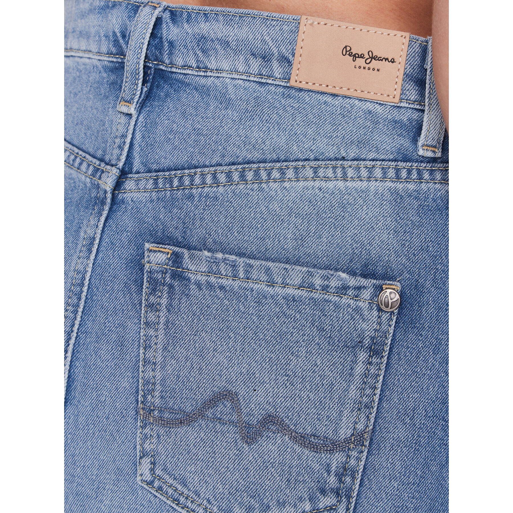 Pepe Jeans Jeans krilo Rachel Skirt PL900979PE9 Modra Regular Fit - Pepit.si