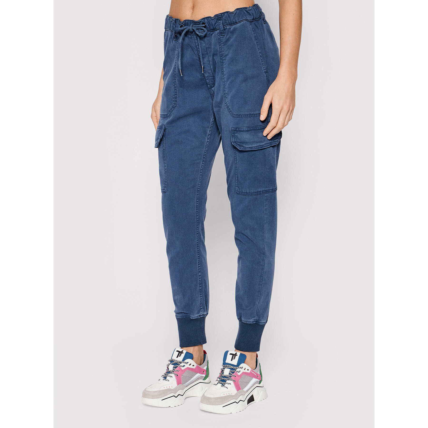 Pepe Jeans Jogging hlače New Crusade PL211492 Mornarsko modra Relaxed Fit - Pepit.si