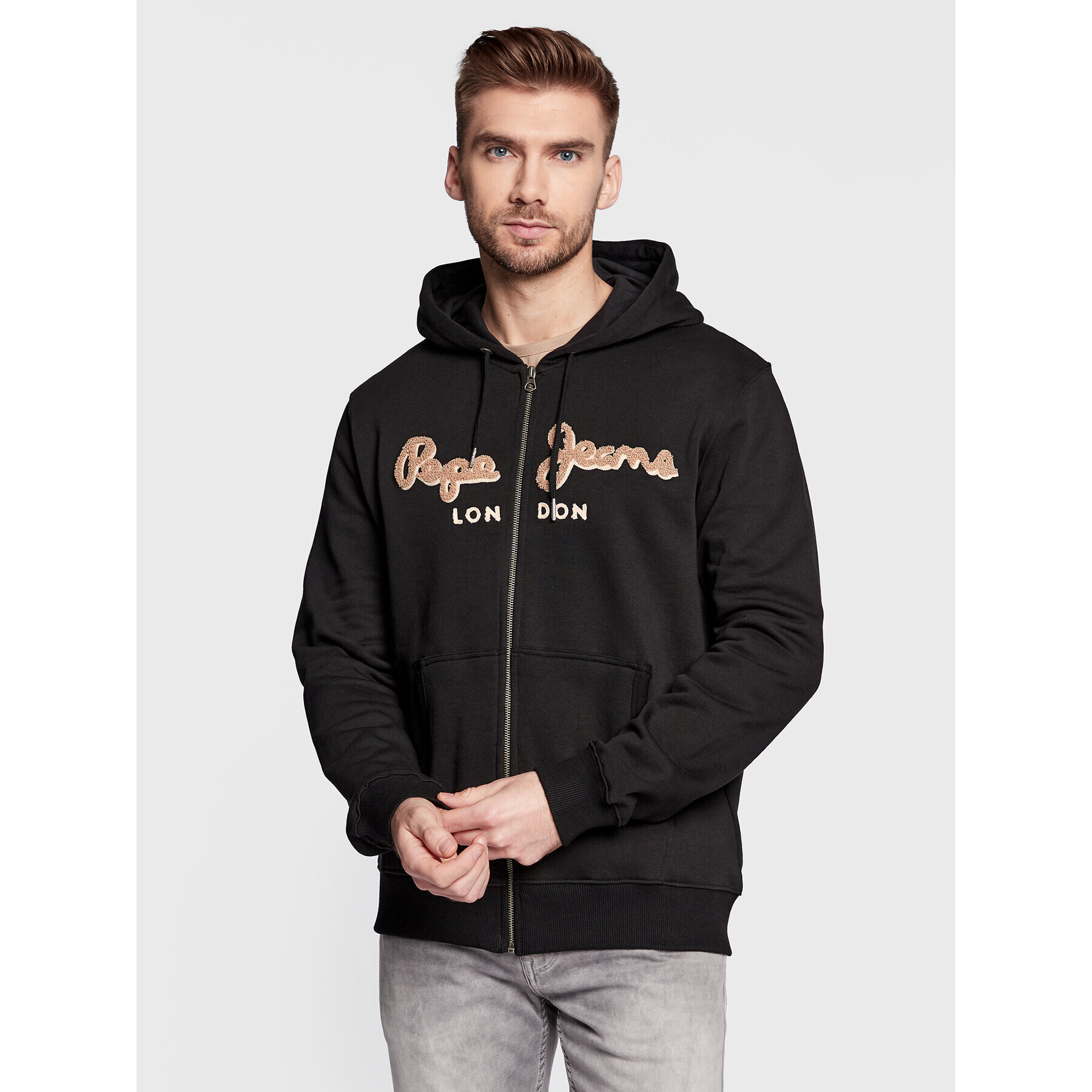 Pepe Jeans Jopa Lamont PM582244 Črna Regular Fit - Pepit.si