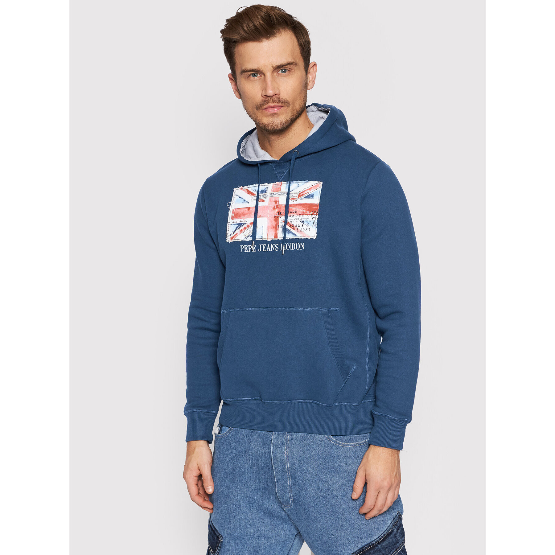 Pepe Jeans Jopa Mario Ro PM581905 Mornarsko modra Regular Fit - Pepit.si