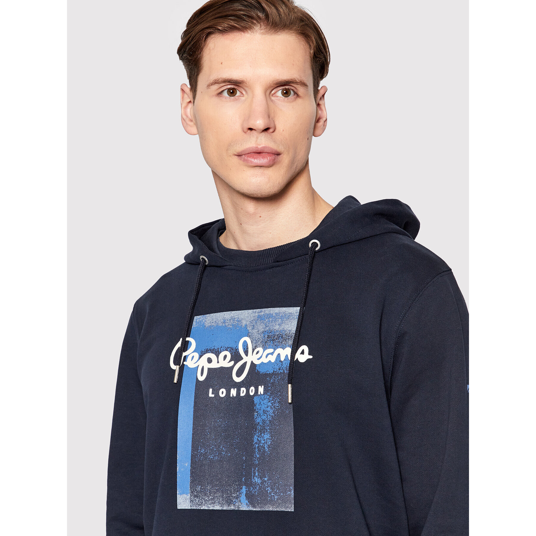 Pepe Jeans Jopa Pierce PM582233 Mornarsko modra Regular Fit - Pepit.si