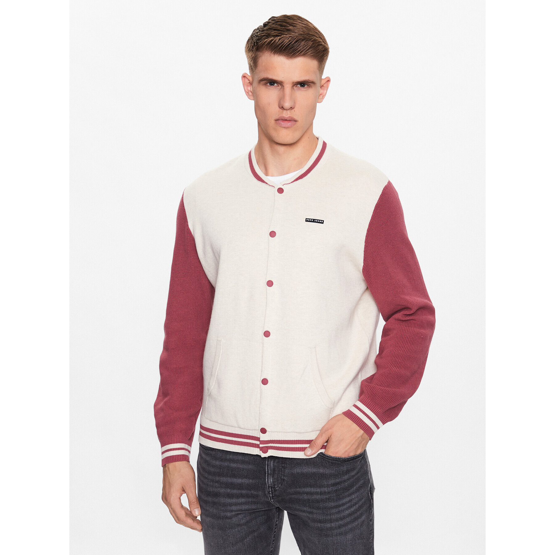 Pepe Jeans Jopa Sipson PM702357 Écru Regular Fit - Pepit.si