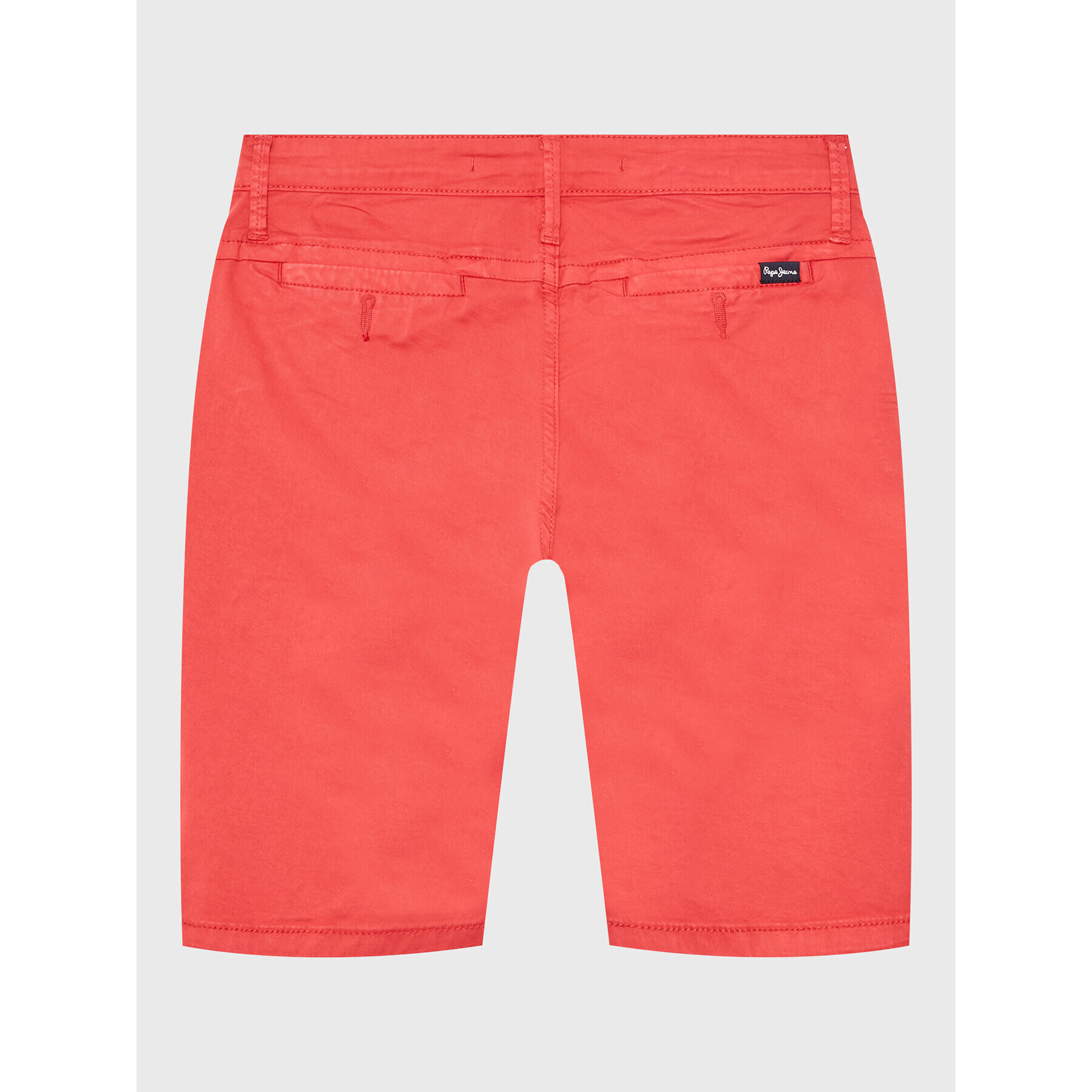 Pepe Jeans Kratke hlače iz tkanine Blueburn Short PB800726C75 Rdeča Regular Fit - Pepit.si