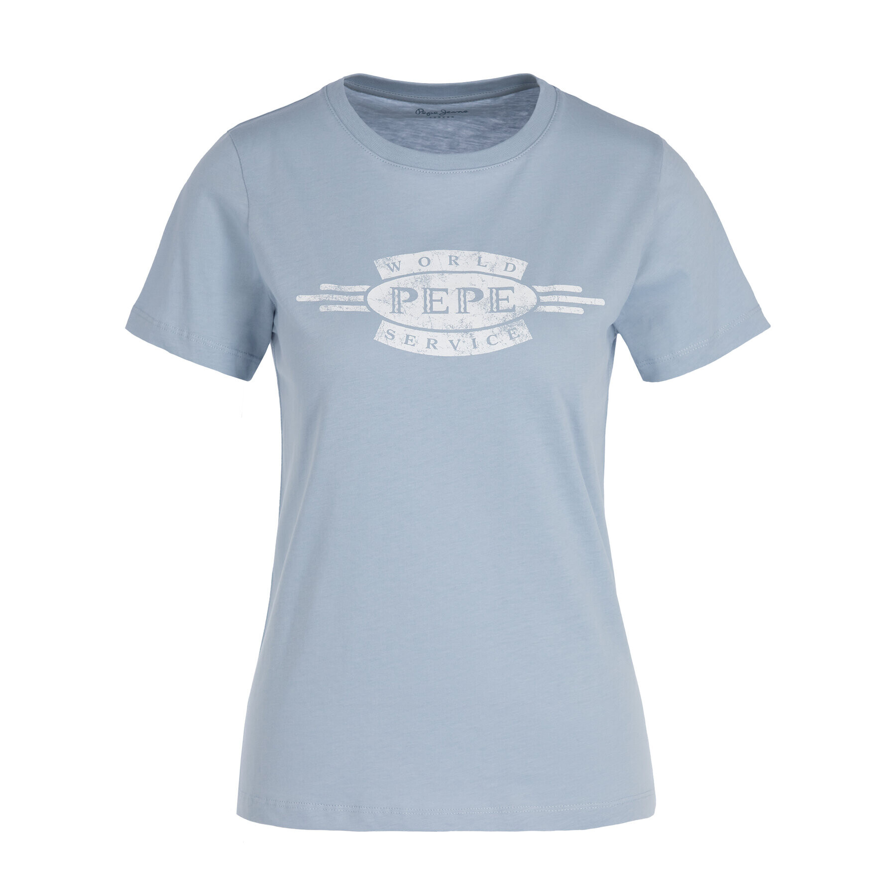 Pepe Jeans Majica Agnes PL504151 Modra Regular Fit - Pepit.si