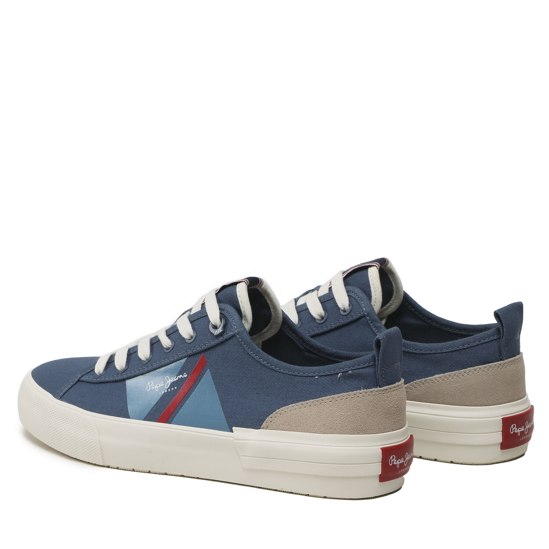 Pepe Jeans Modne superge Allen Flag Color PMS30903 Mornarsko modra - Pepit.si