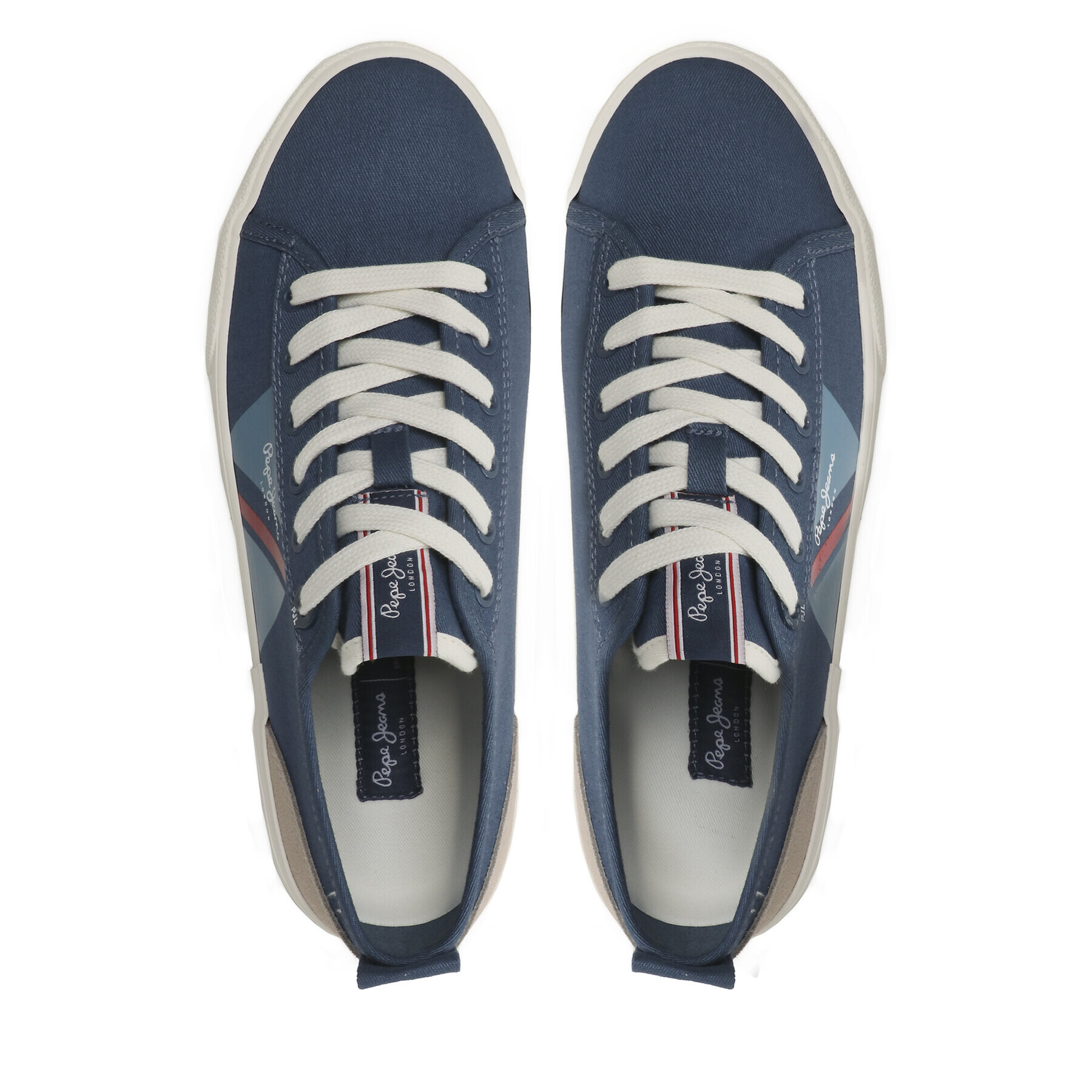 Pepe Jeans Modne superge Allen Flag Color PMS30903 Mornarsko modra - Pepit.si