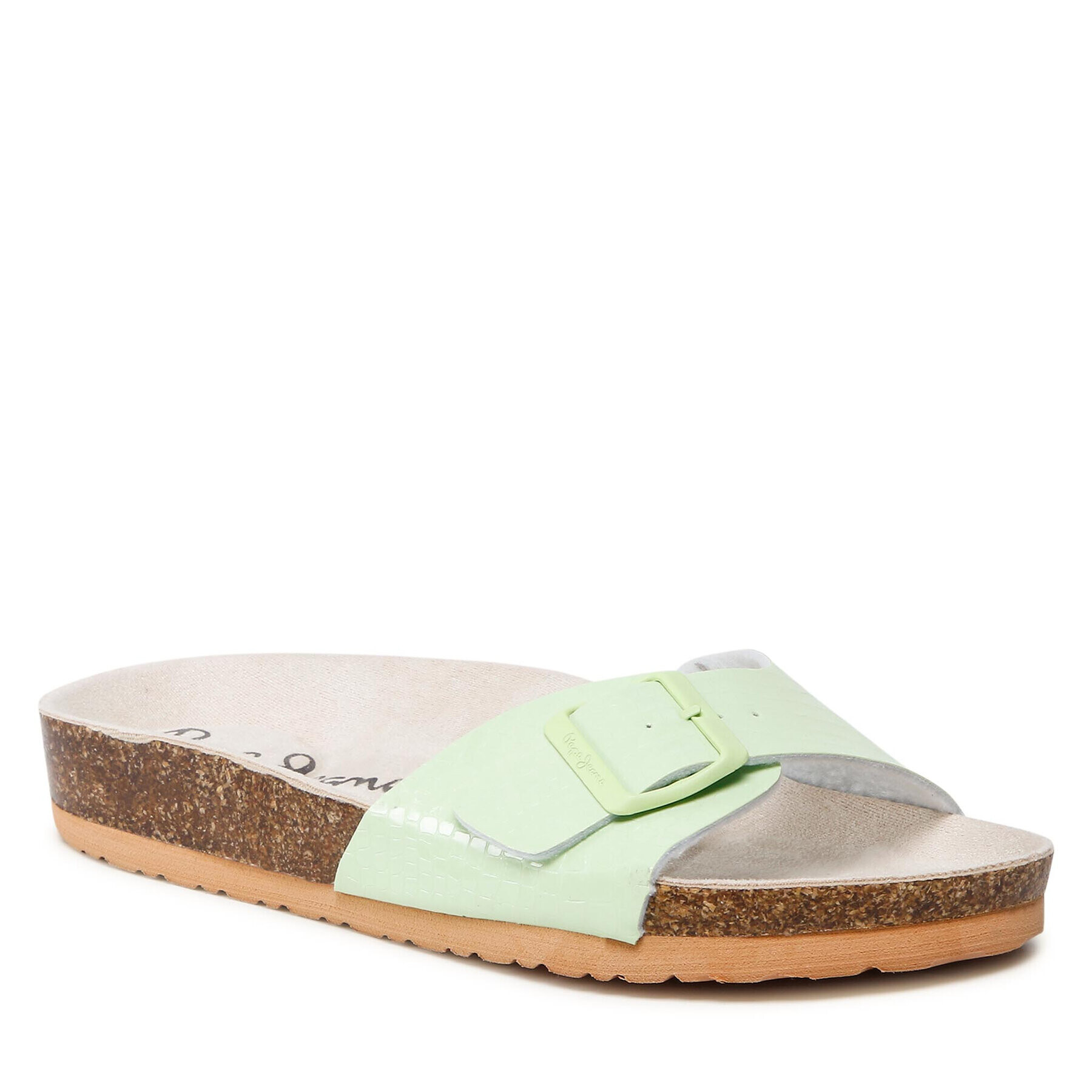 Pepe Jeans Natikači Oban Croc PLS90559 Zelena - Pepit.si