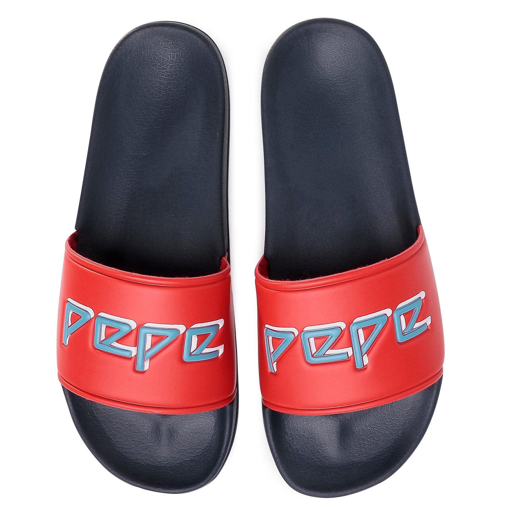 Pepe Jeans Natikači Slider Archive Man PMS70081 Rdeča - Pepit.si