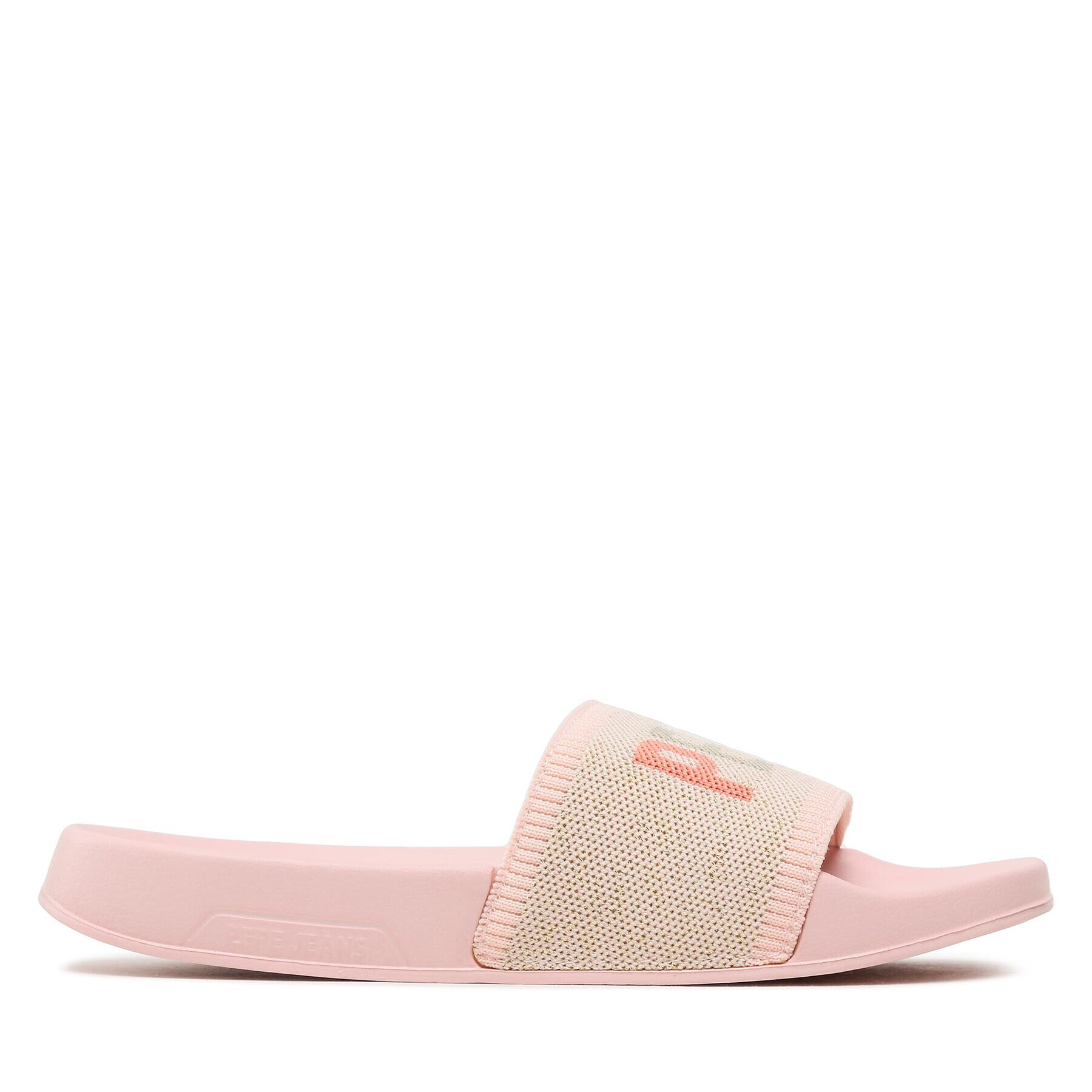 Pepe Jeans Natikači Slider Knit W PLS70128 Roza - Pepit.si