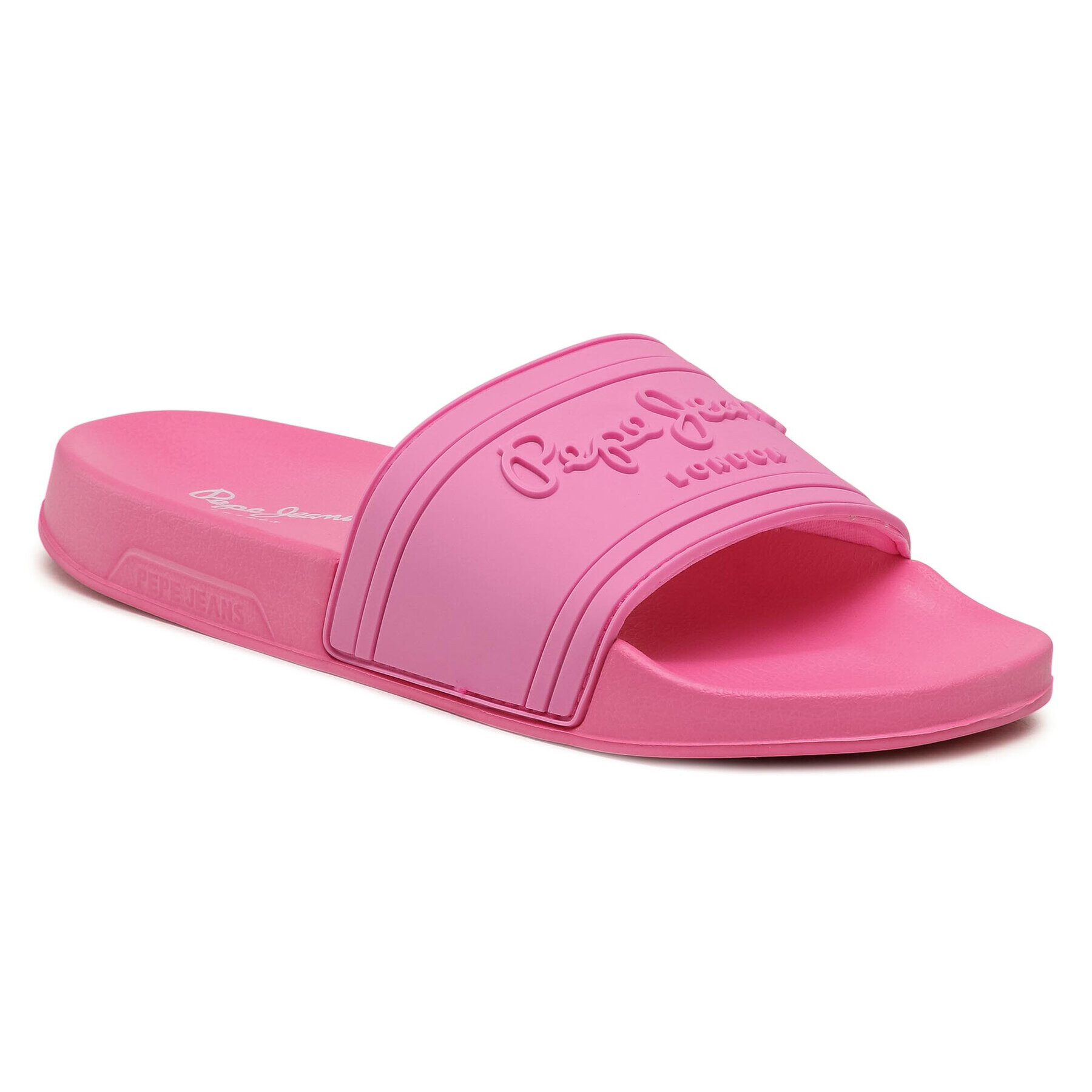 Pepe Jeans Natikači Slider Unisex PLS70081 Roza - Pepit.si