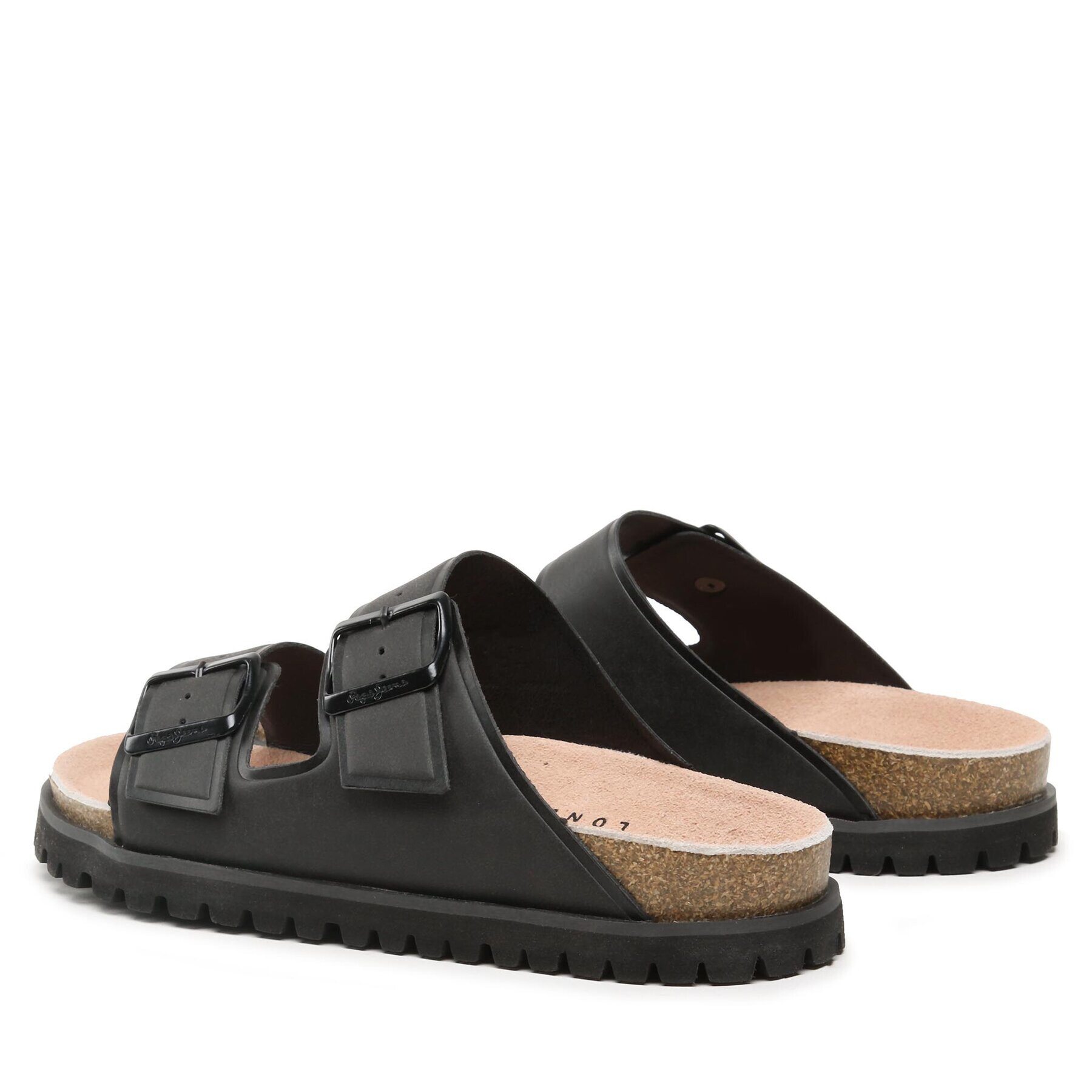 Pepe Jeans Natikači Urban Sandal Basic Cork W PLS90600 Črna - Pepit.si