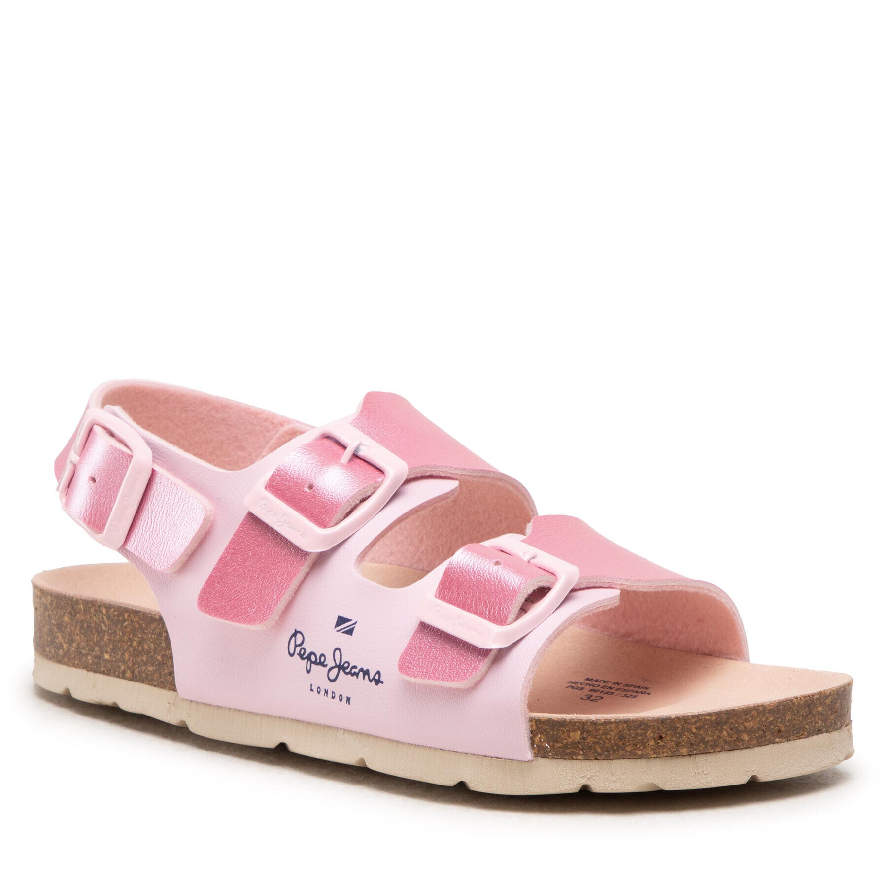 Pepe Jeans Sandali Bio Corp Girl PGS90185 Roza - Pepit.si