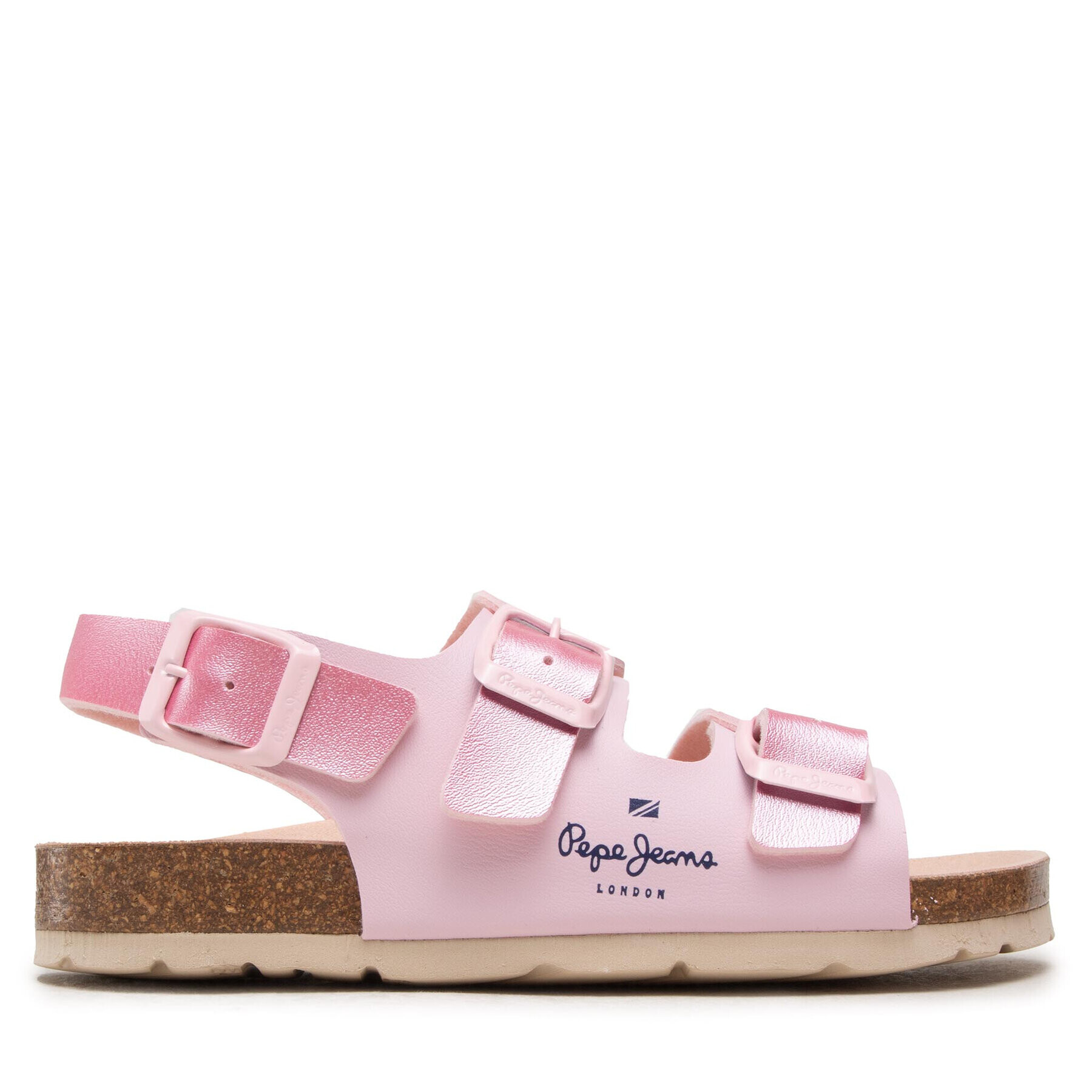 Pepe Jeans Sandali Bio Corp Girl PGS90185 Roza - Pepit.si