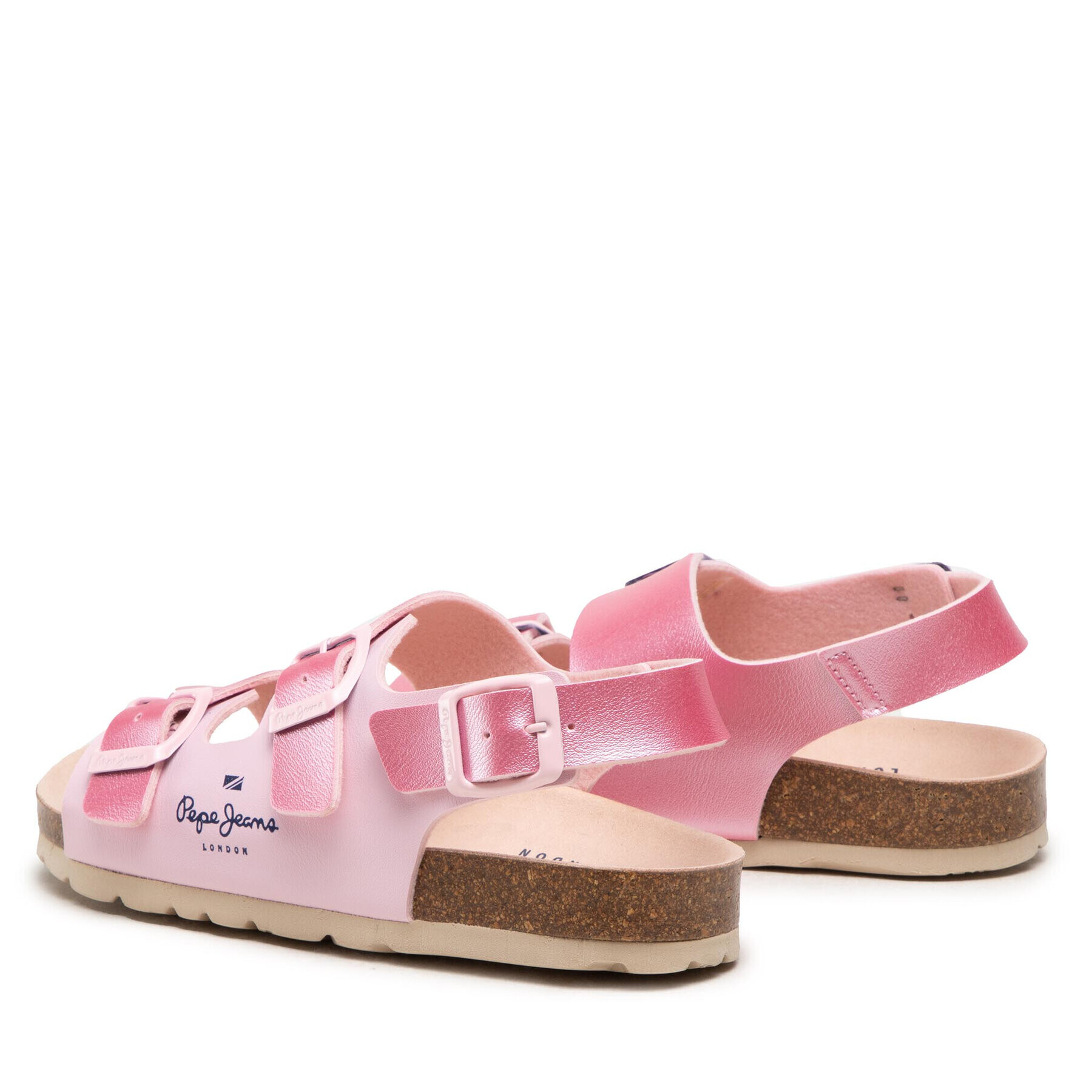 Pepe Jeans Sandali Bio Corp Girl PGS90185 Roza - Pepit.si