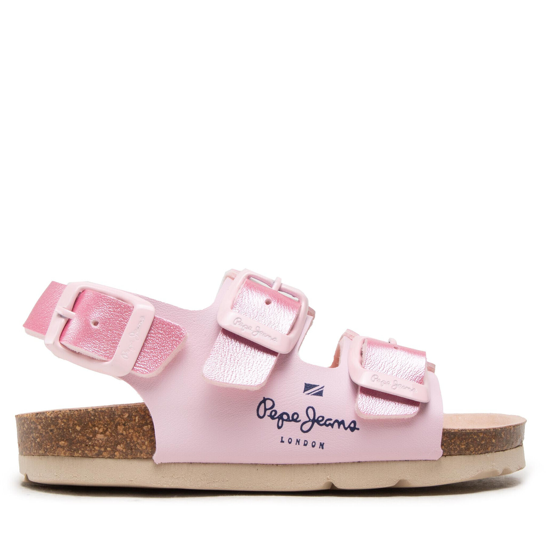 Pepe Jeans Sandali Bio Corp Girl PGS90186 Roza - Pepit.si