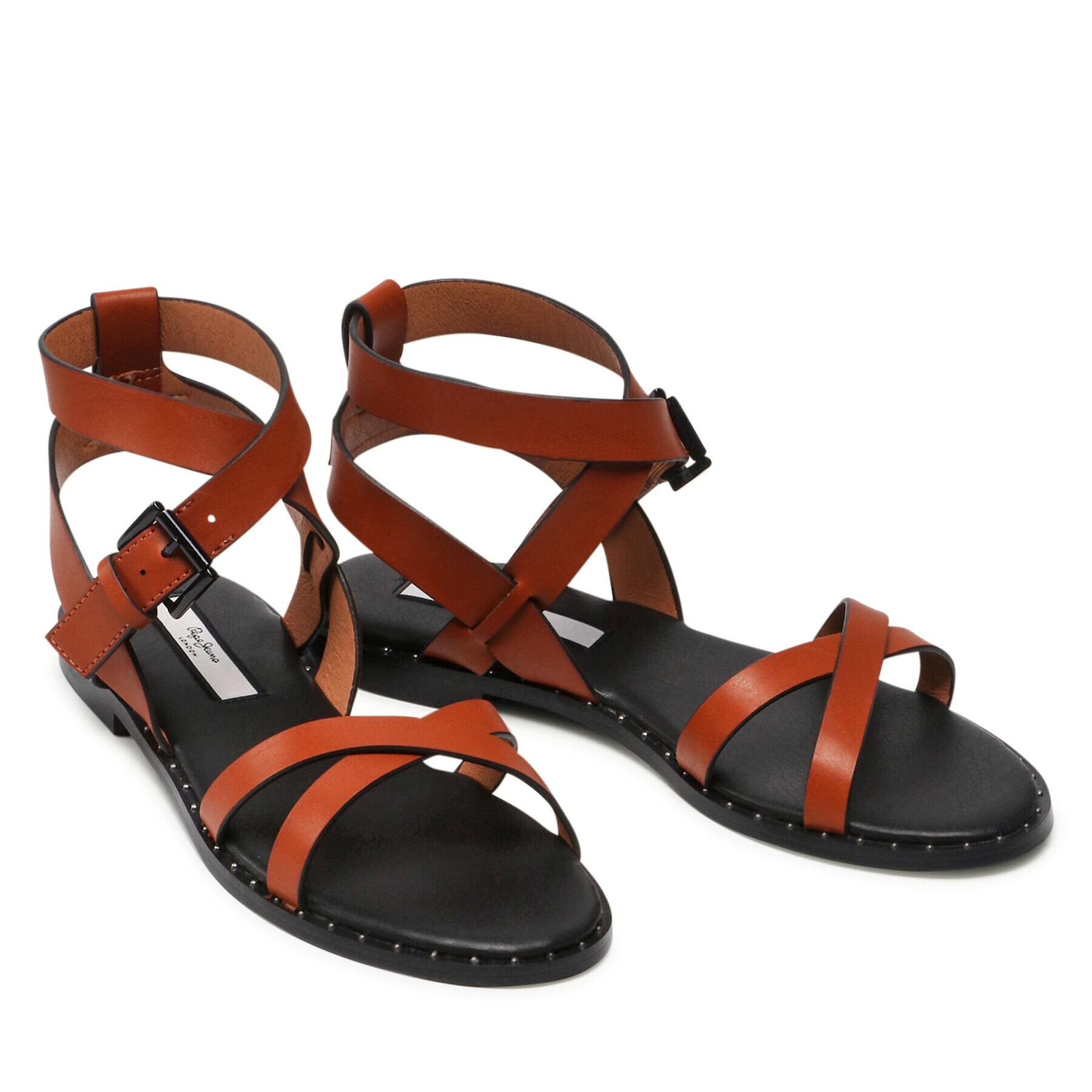 Pepe Jeans Sandali Hayes Win PLS90544 Rjava - Pepit.si