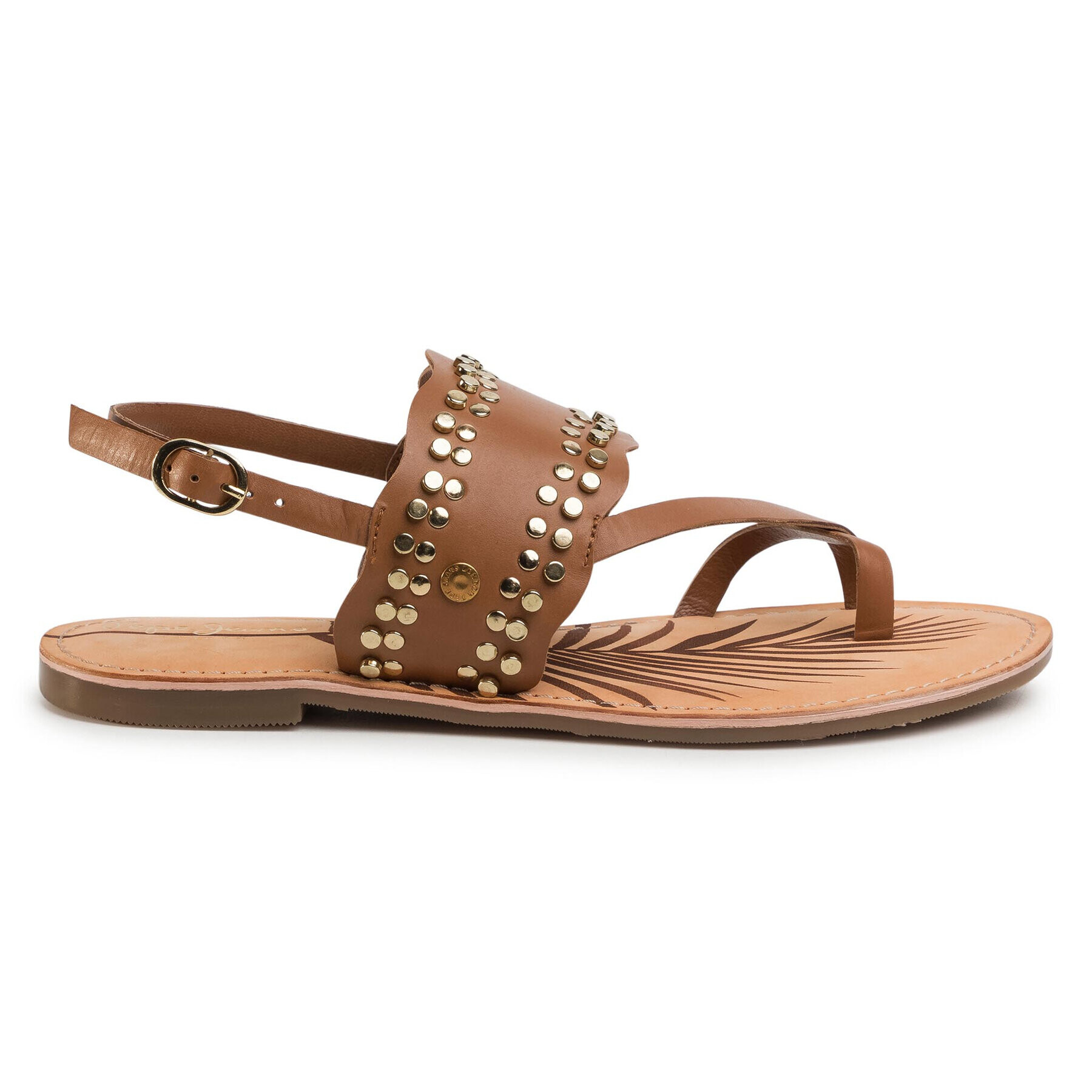 Pepe Jeans Sandali March Studs PLS90447 Rjava - Pepit.si