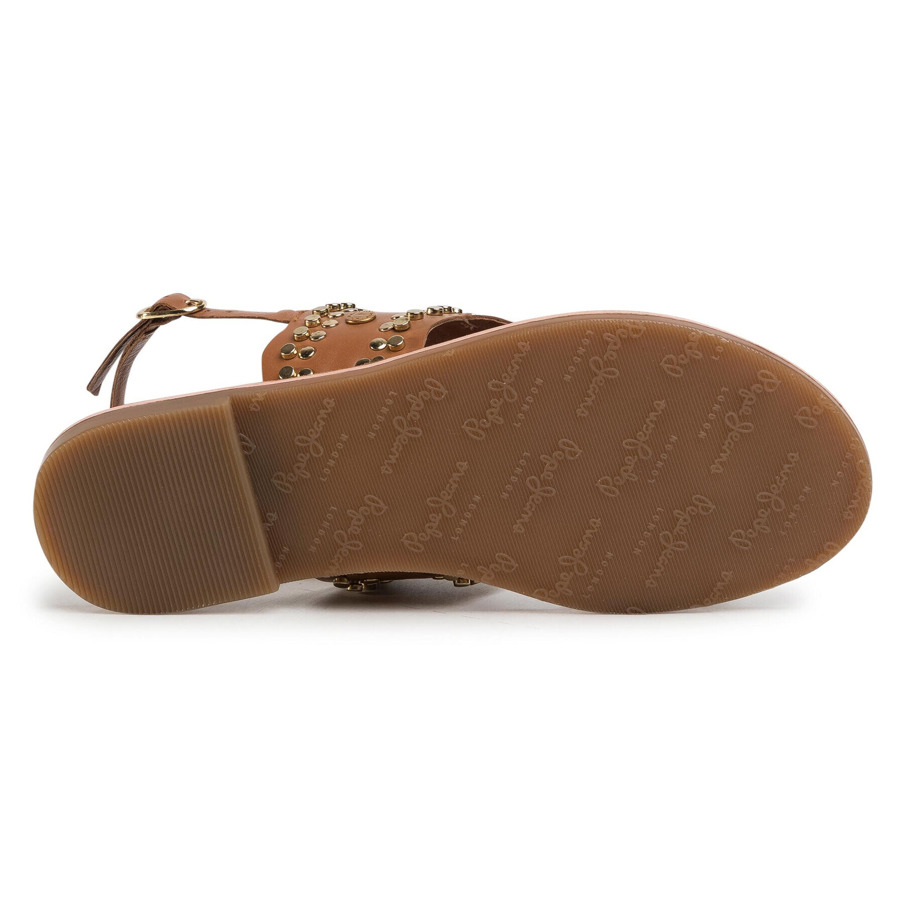 Pepe Jeans Sandali March Studs PLS90447 Rjava - Pepit.si