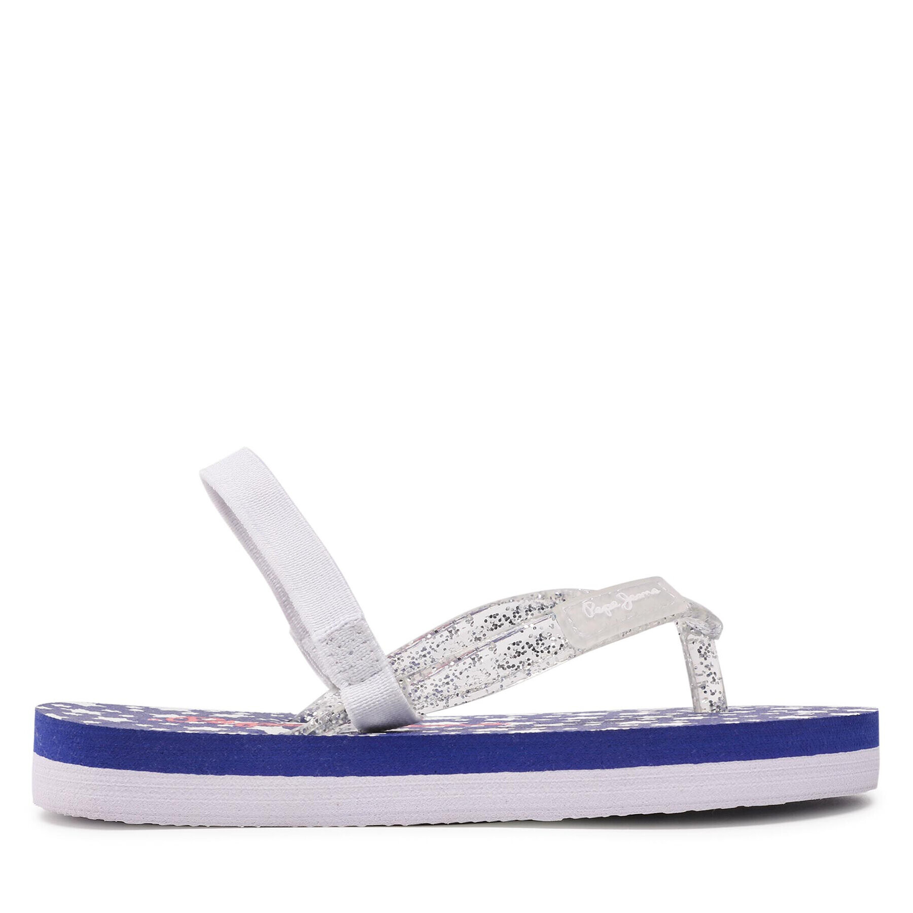 Pepe Jeans Sandali Peach Stars Kids PGS70044 Bela - Pepit.si