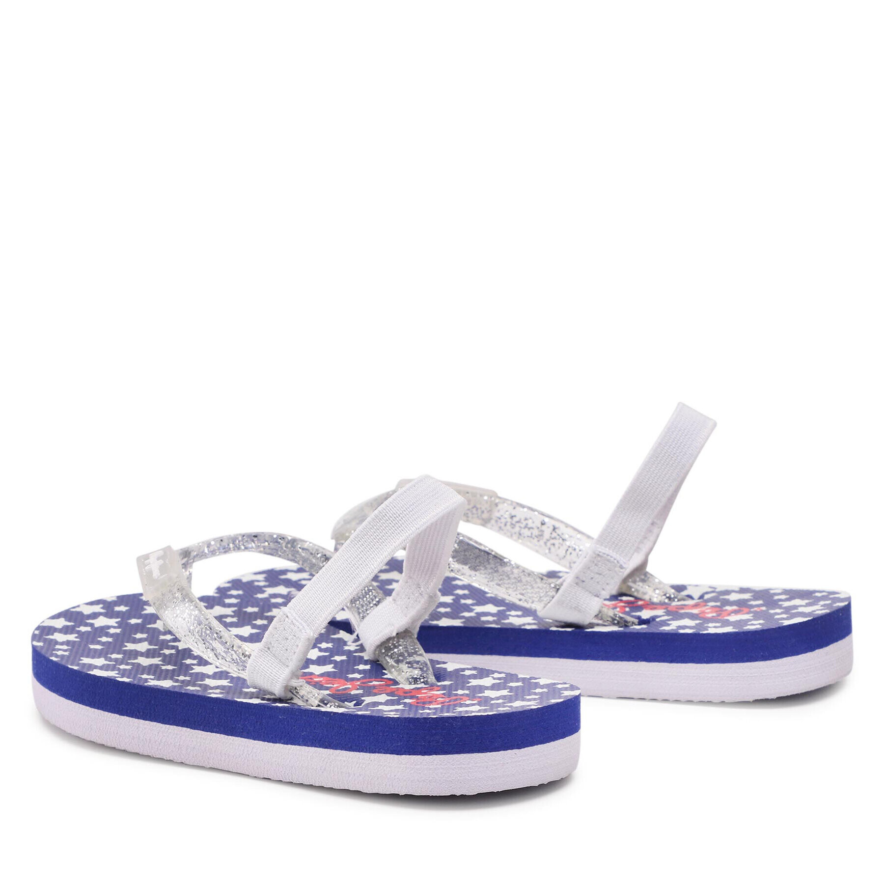 Pepe Jeans Sandali Peach Stars Kids PGS70044 Bela - Pepit.si