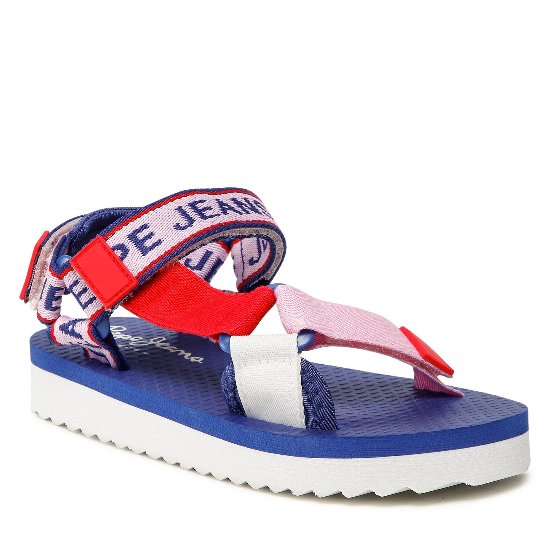 Pepe Jeans Sandali Pool Multi Girl PGS90178 Mornarsko modra - Pepit.si