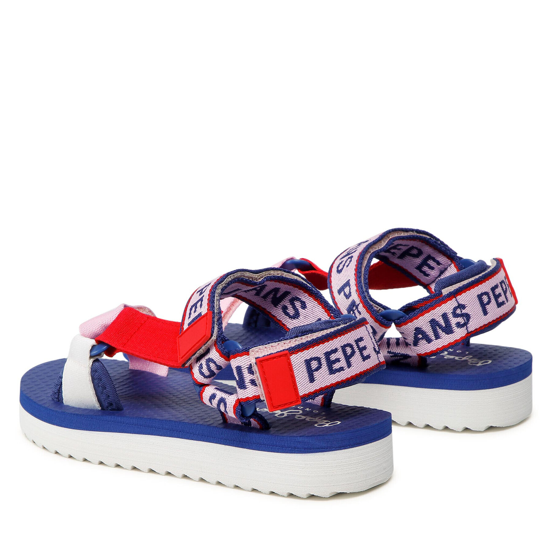 Pepe Jeans Sandali Pool Multi Girl PGS90178 Mornarsko modra - Pepit.si