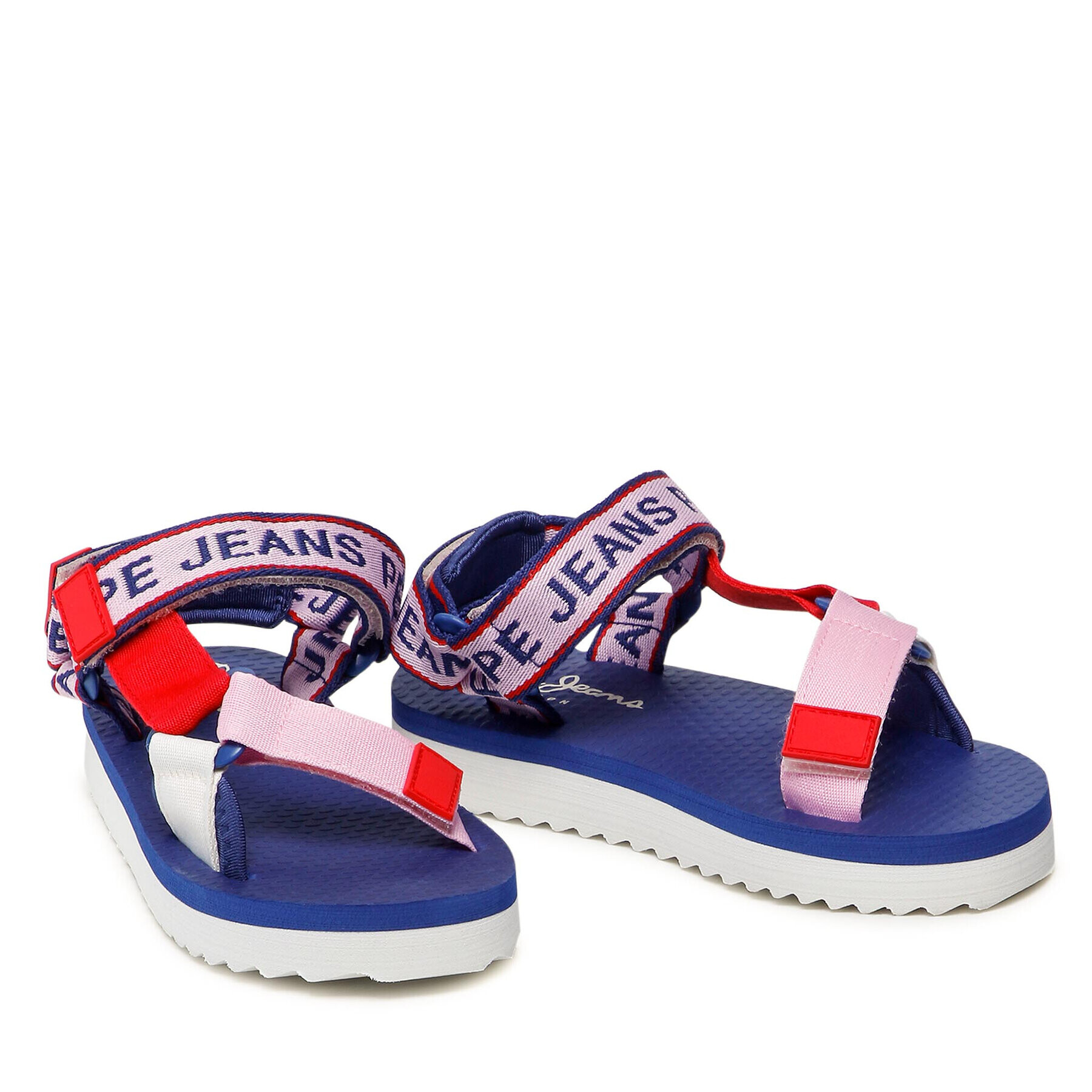 Pepe Jeans Sandali Pool Multi Girl PGS90178 Mornarsko modra - Pepit.si