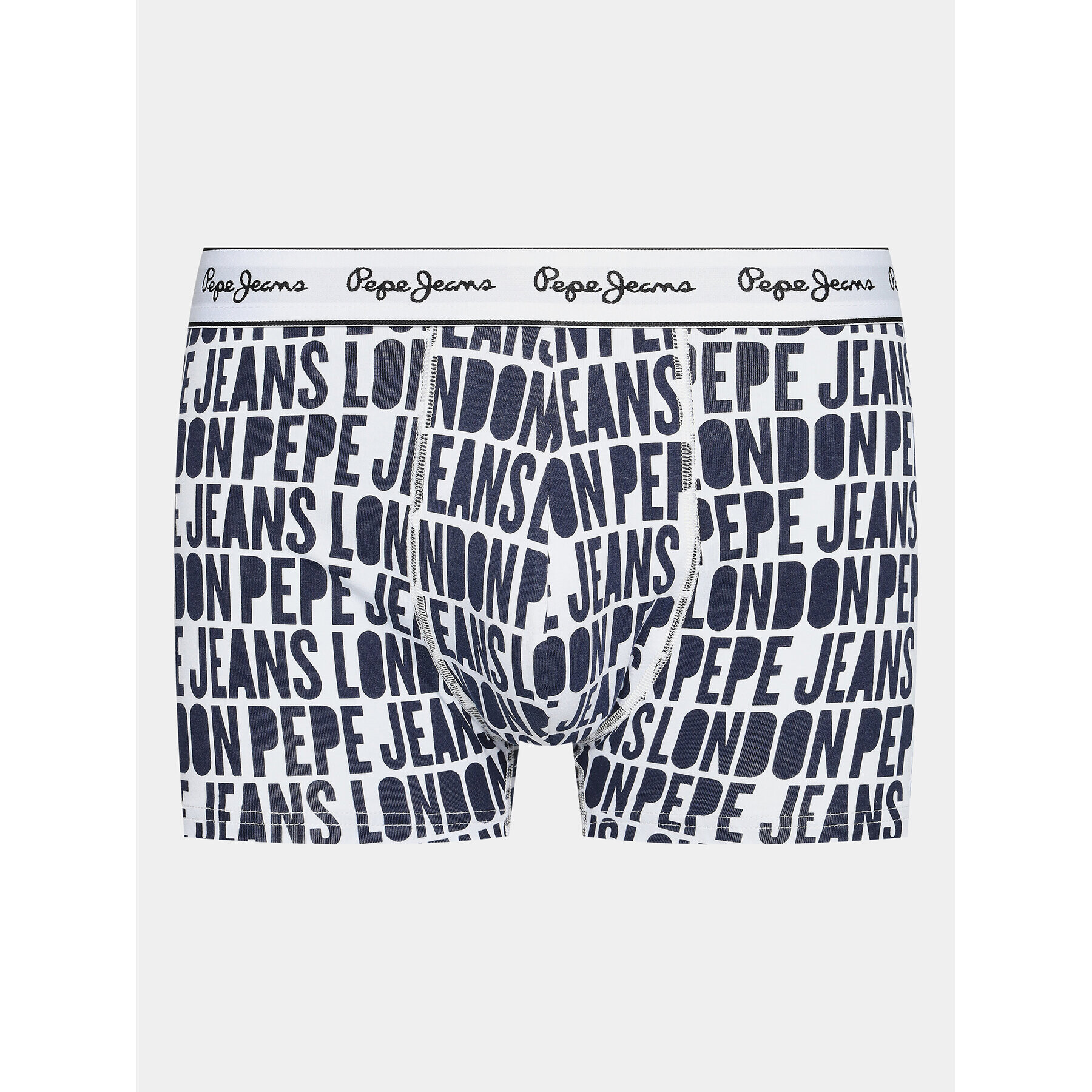 Pepe Jeans Set 3 parov boksaric Allover Logo Tk 3P PMU11091 Mornarsko modra - Pepit.si