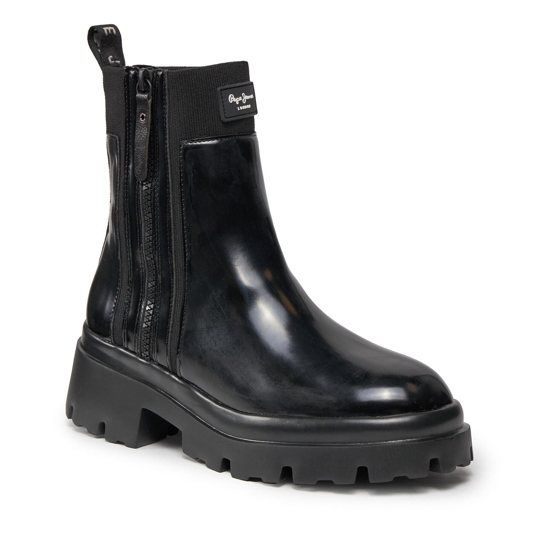 Pepe Jeans Škornji Zip Boots PLS50479 Črna - Pepit.si