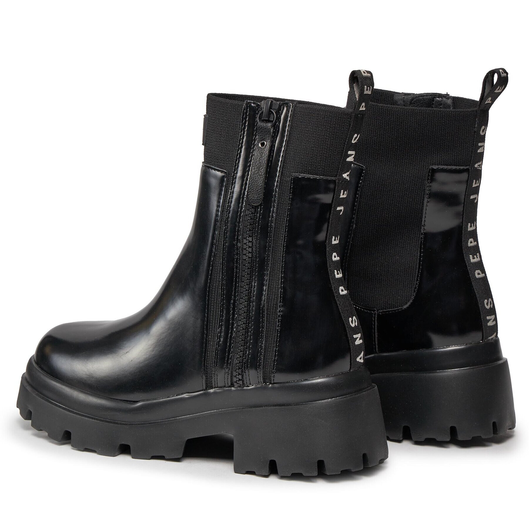 Pepe Jeans Škornji Zip Boots PLS50479 Črna - Pepit.si