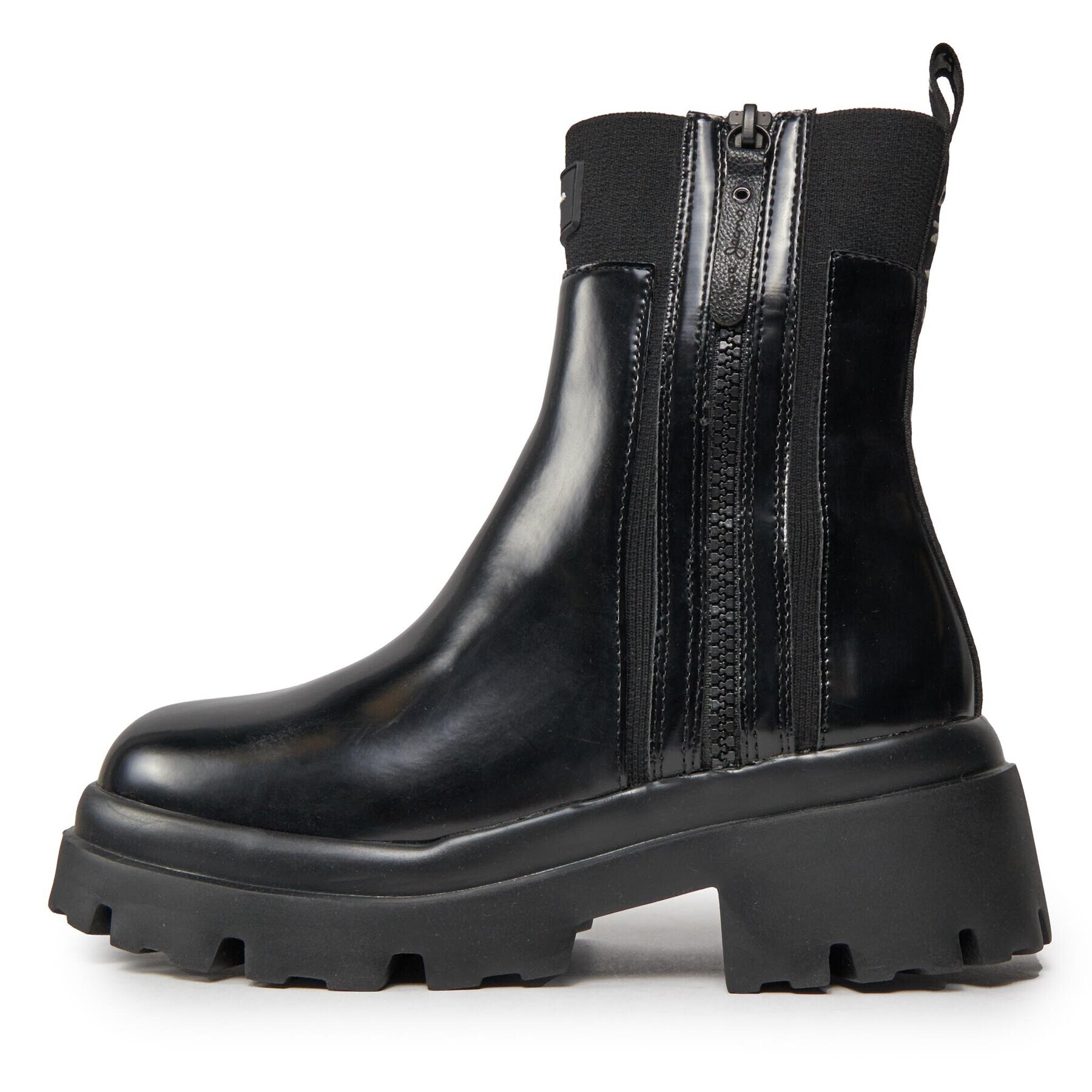 Pepe Jeans Škornji Zip Boots PLS50479 Črna - Pepit.si