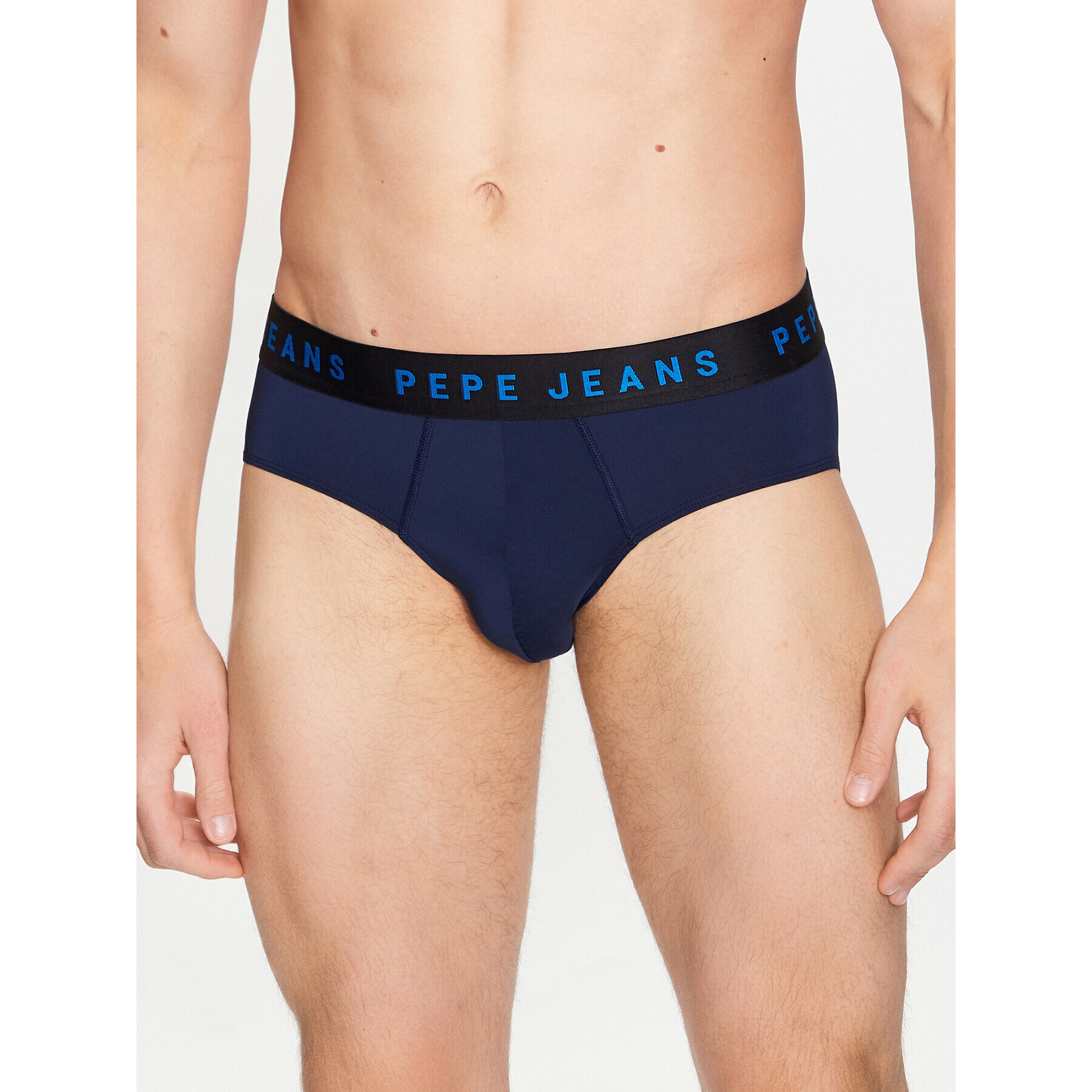 Pepe Jeans Spodnjice Logo Bf Lr 2P PMU10986 Mornarsko modra - Pepit.si