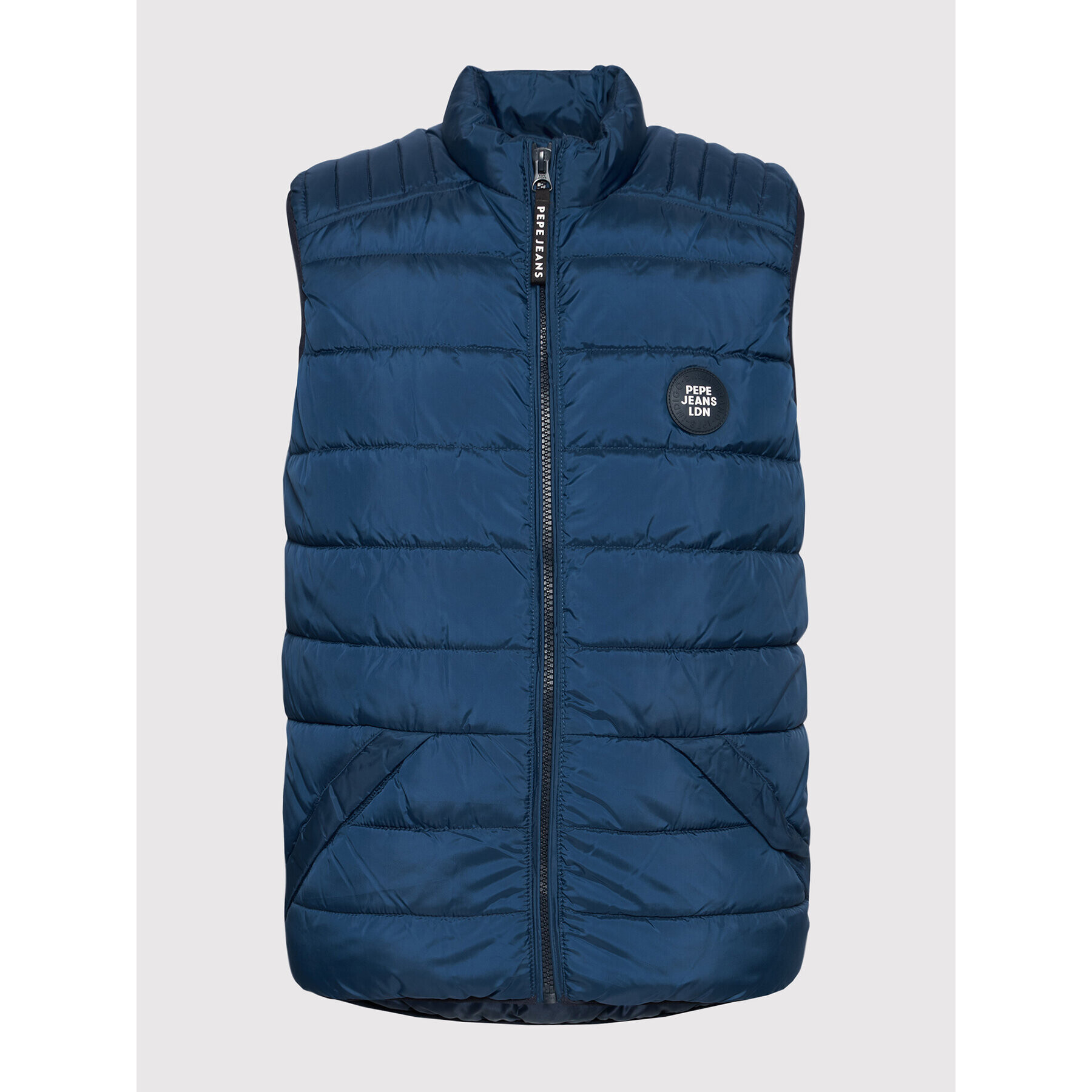 Pepe Jeans Telovnik Heinrich Vest PM402449 Mornarsko modra Regular Fit - Pepit.si